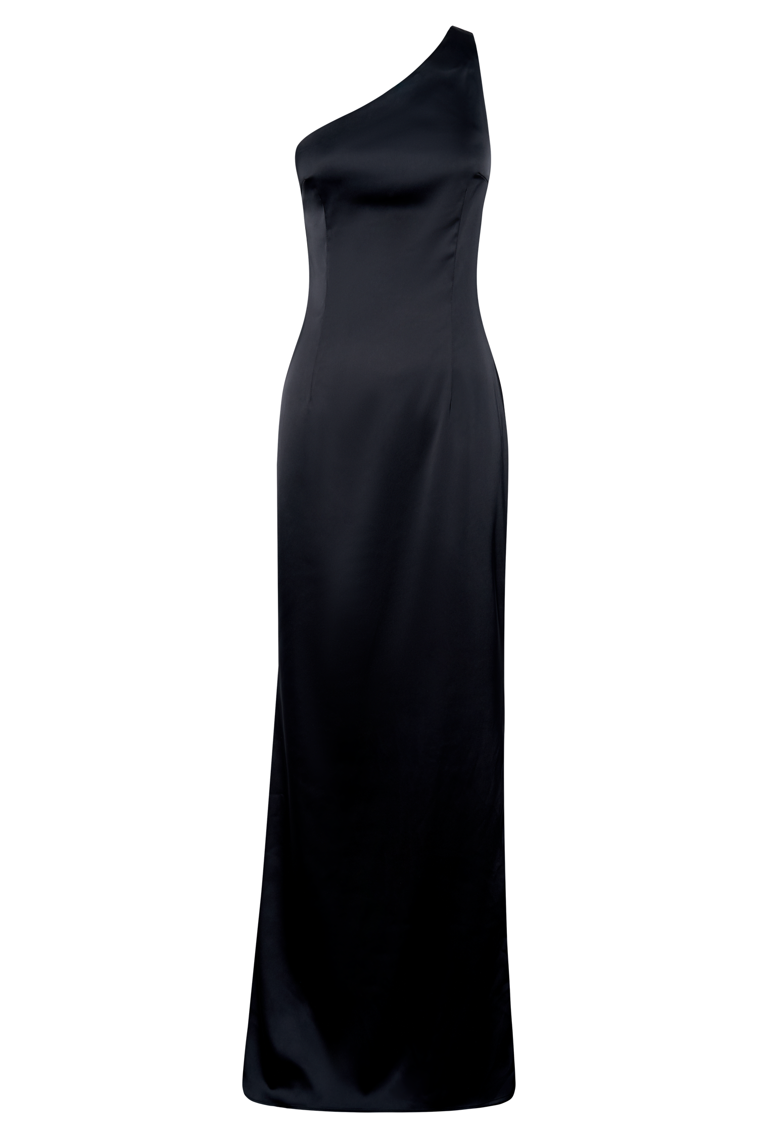 Harper One Shoulder Gown - Black #13