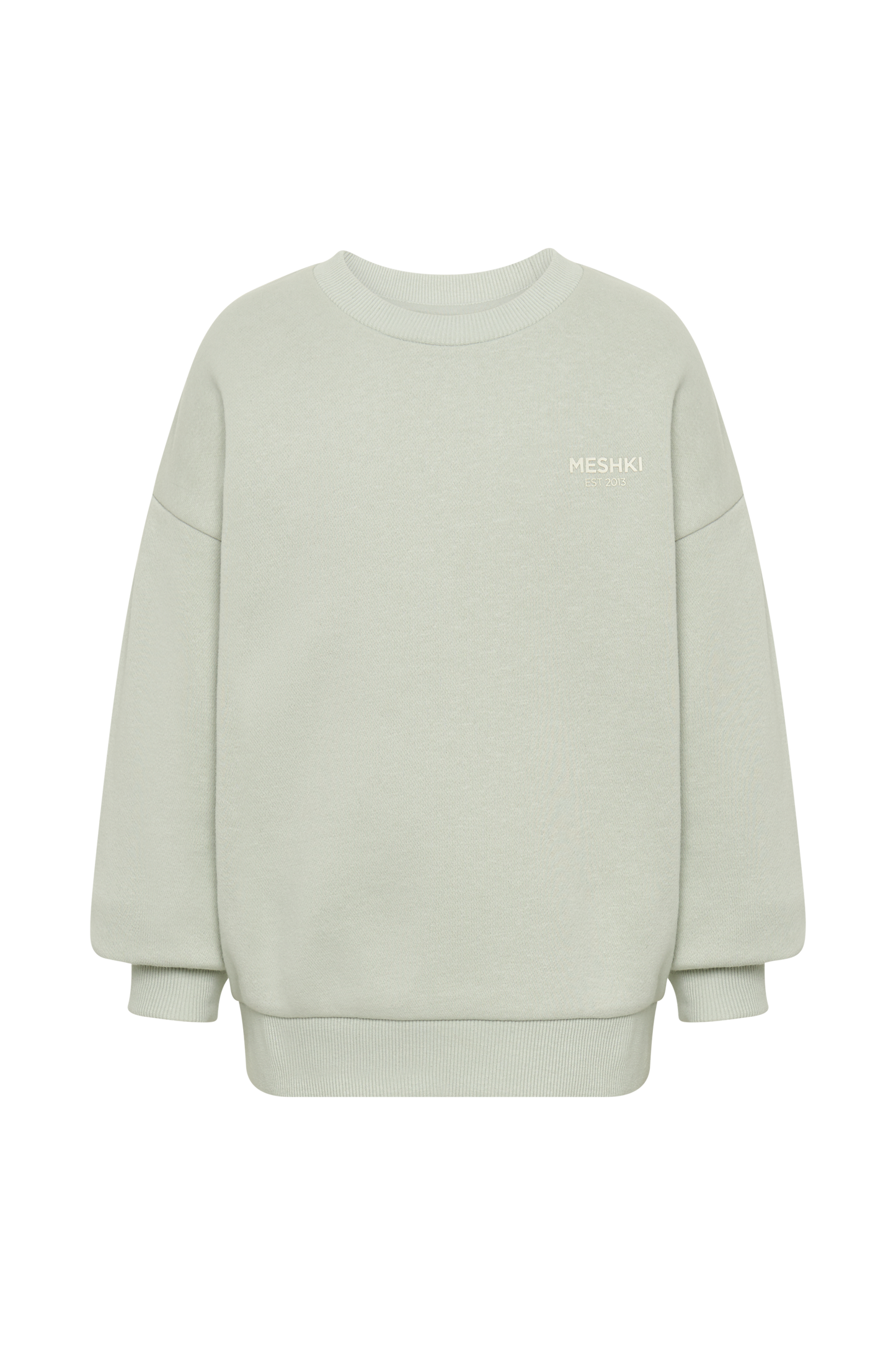 Phoenix Kids Unisex Crewneck Jumper - Light Sage