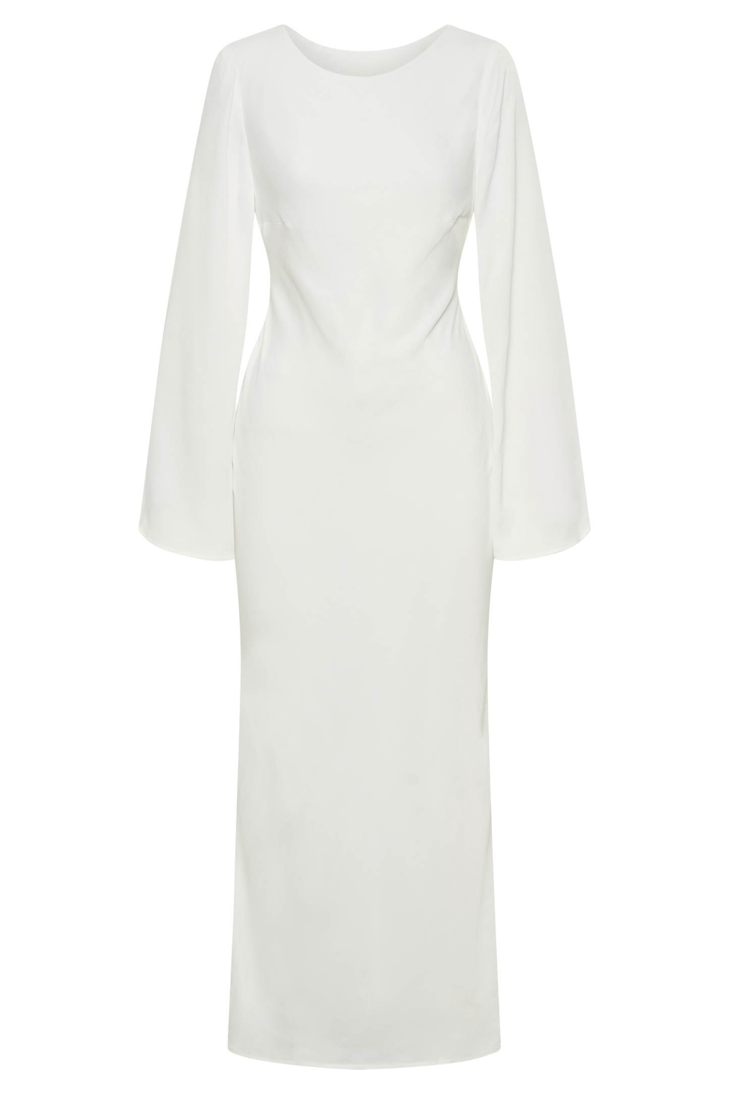 Fernanda Long Sleeve Maxi Dress - White