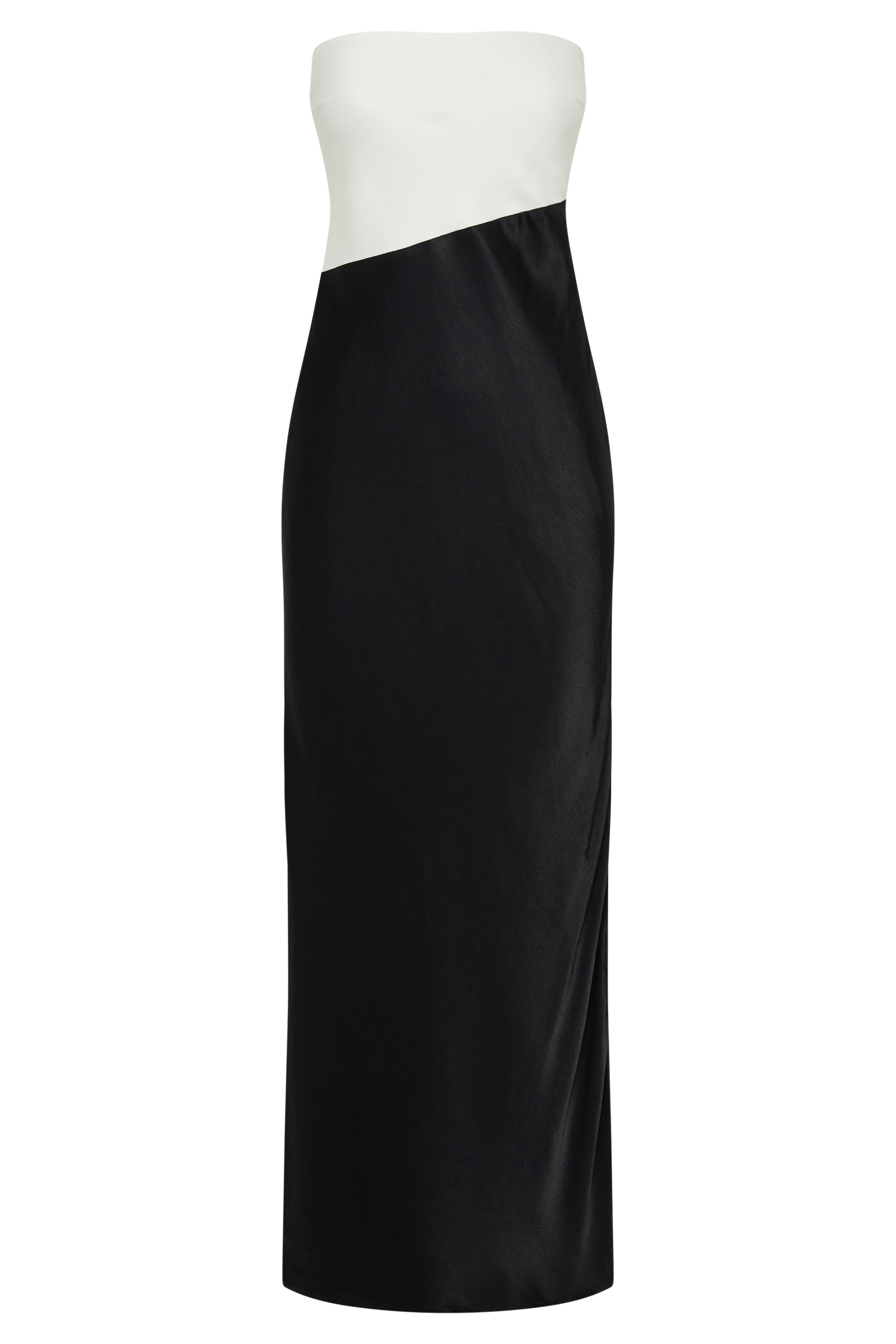 Miranda Contrast Maxi Dress - Black/White #7