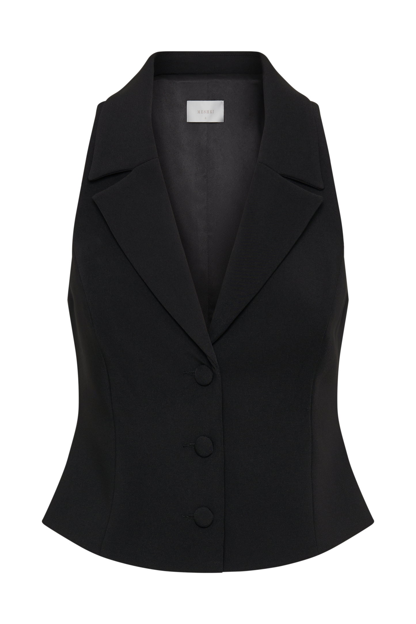 Mura Suiting Vest - Black