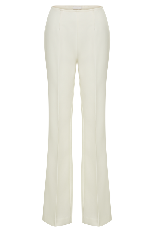 Loretta Fit & Flare Tailored Pant - Ivory