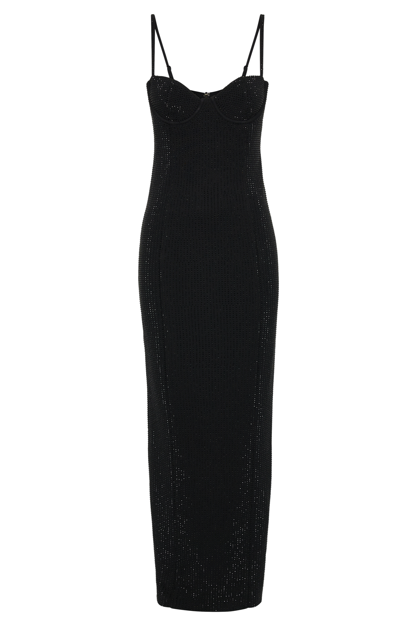 Rafaela Diamante Maxi Dress - Black