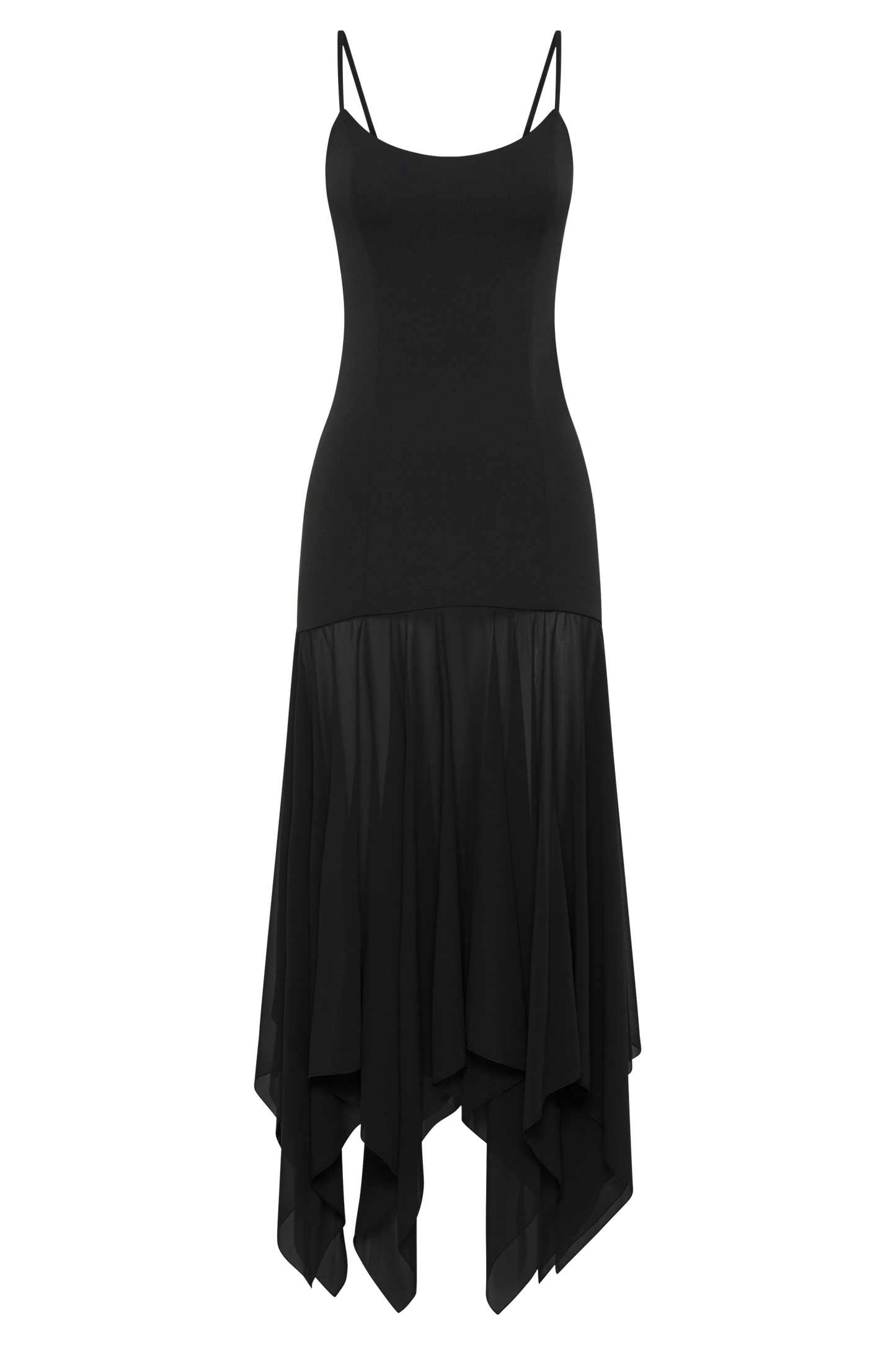 Minka Chiffon Maxi Dress - Black