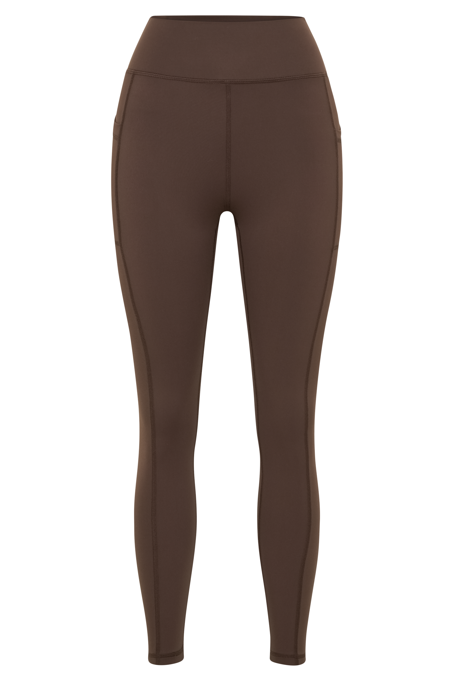 Briar V Back Leggings With Pockets - Dark Chocolate #13