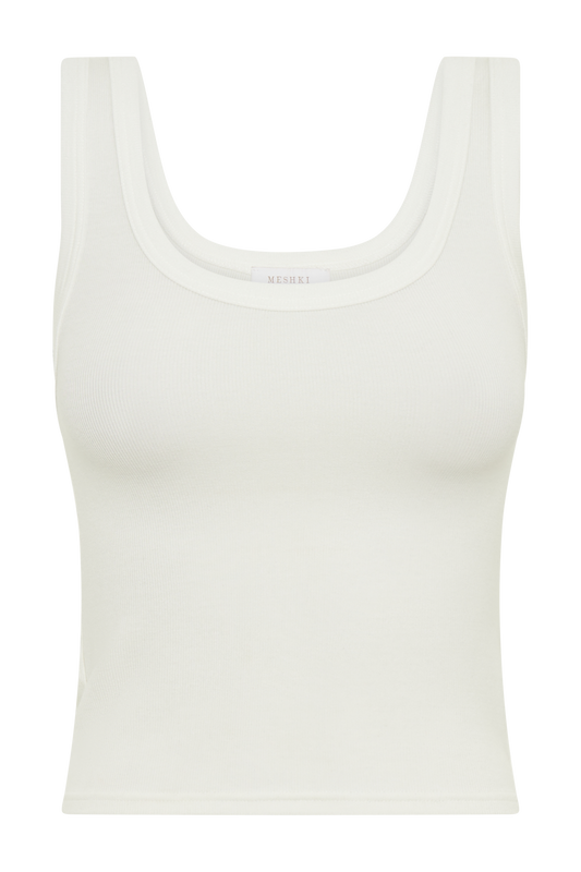 Chandler Modal Tank Top - White