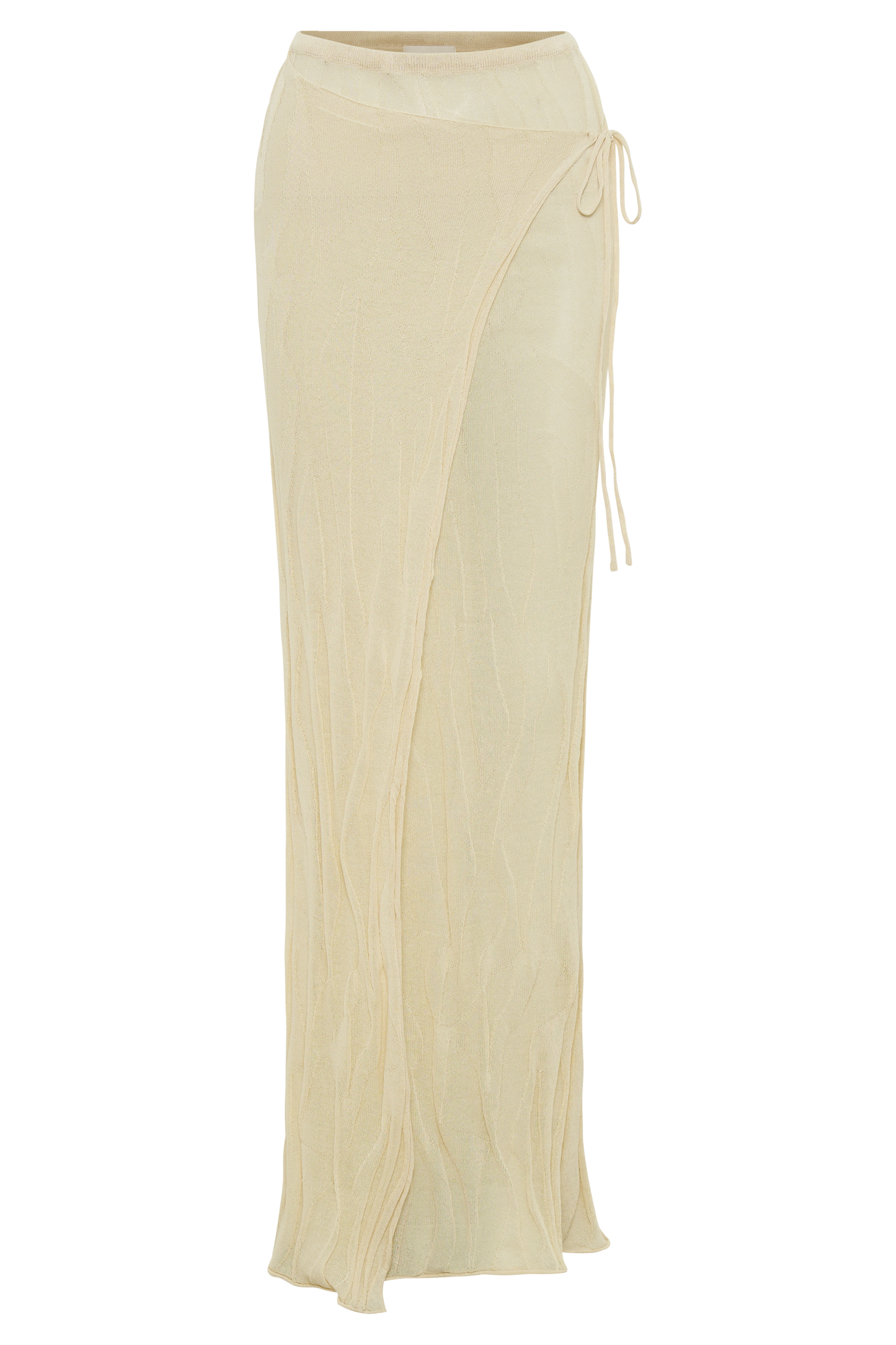 Akari Knit Maxi Skirt - Ivory