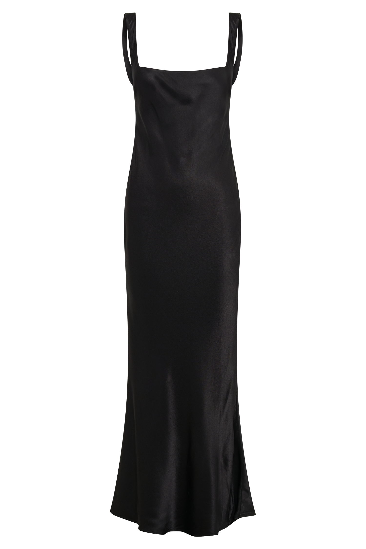 Ensley Satin Maxi Dress - Black #6