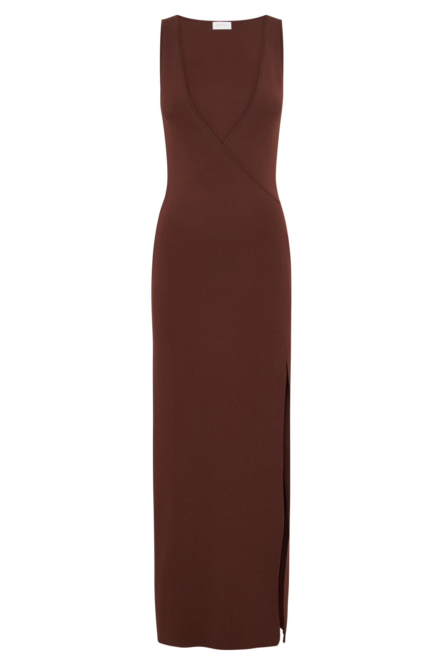 Araminta Knit Maxi Dress - Dark Chocolate