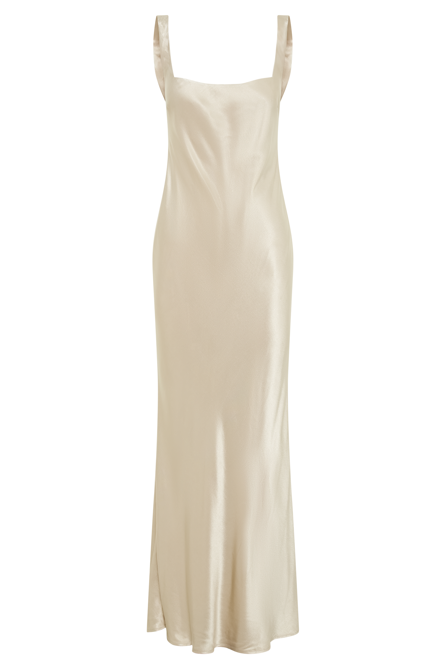 Ensley Satin Maxi Dress - Champagne #6