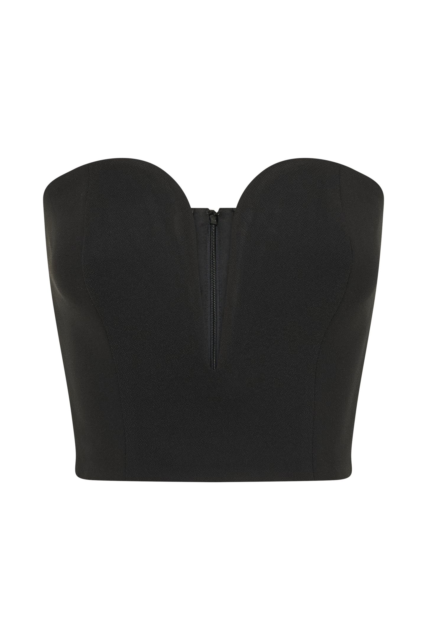 Dahlia Strapless V Corset - Black