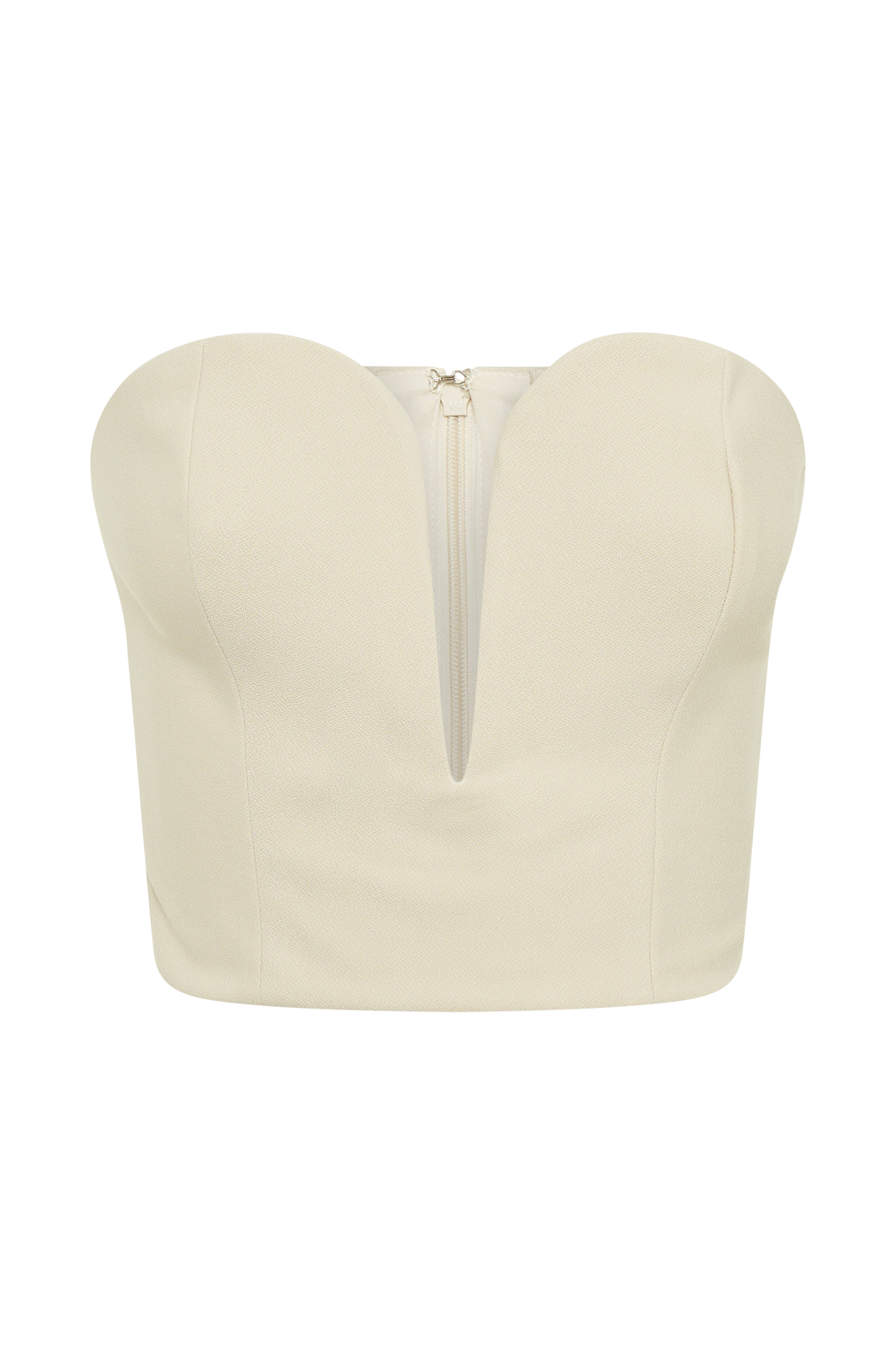 Dahlia Strapless V Corset - Cream