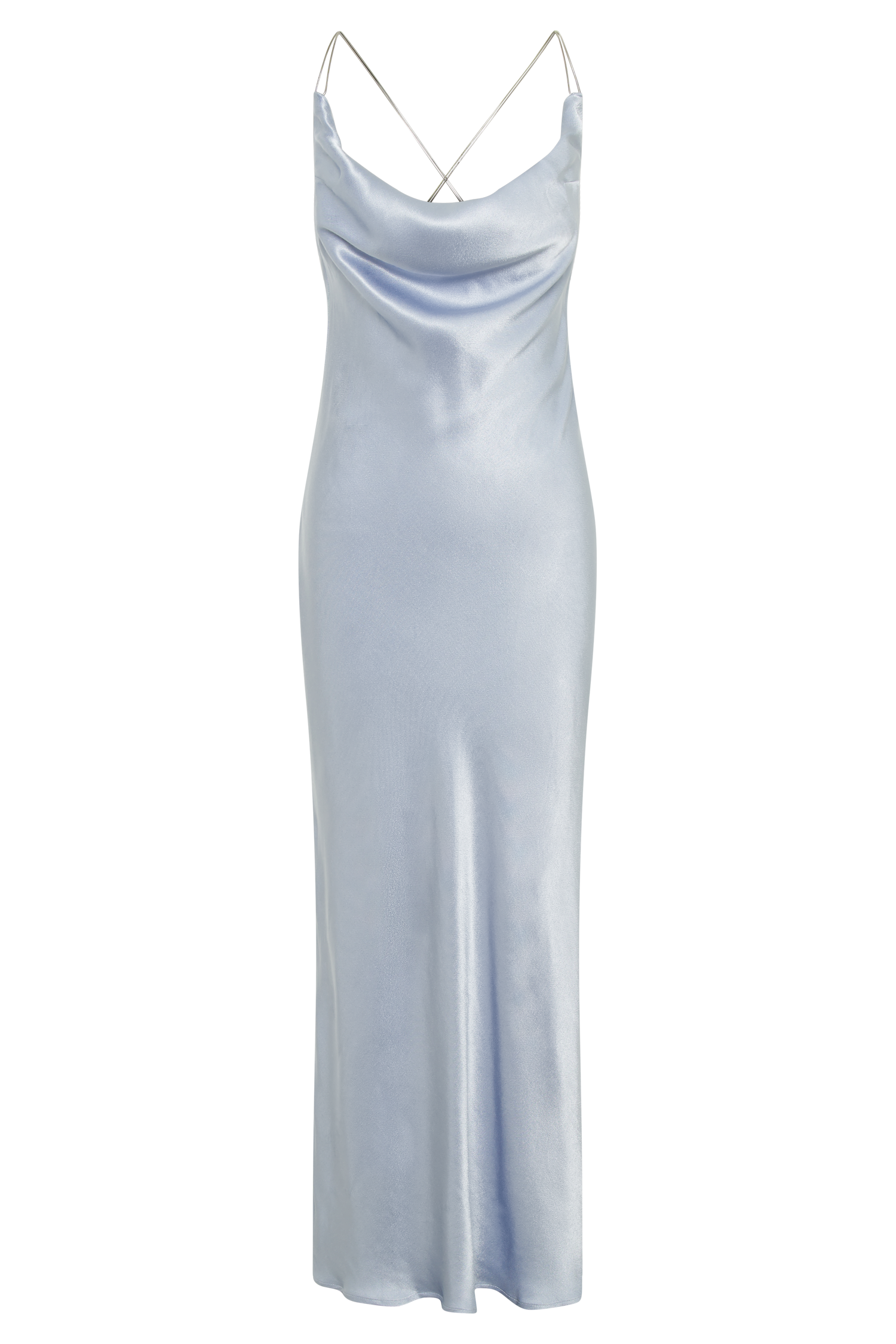 Kalani Chain Maxi Dress - Ice Blue #11