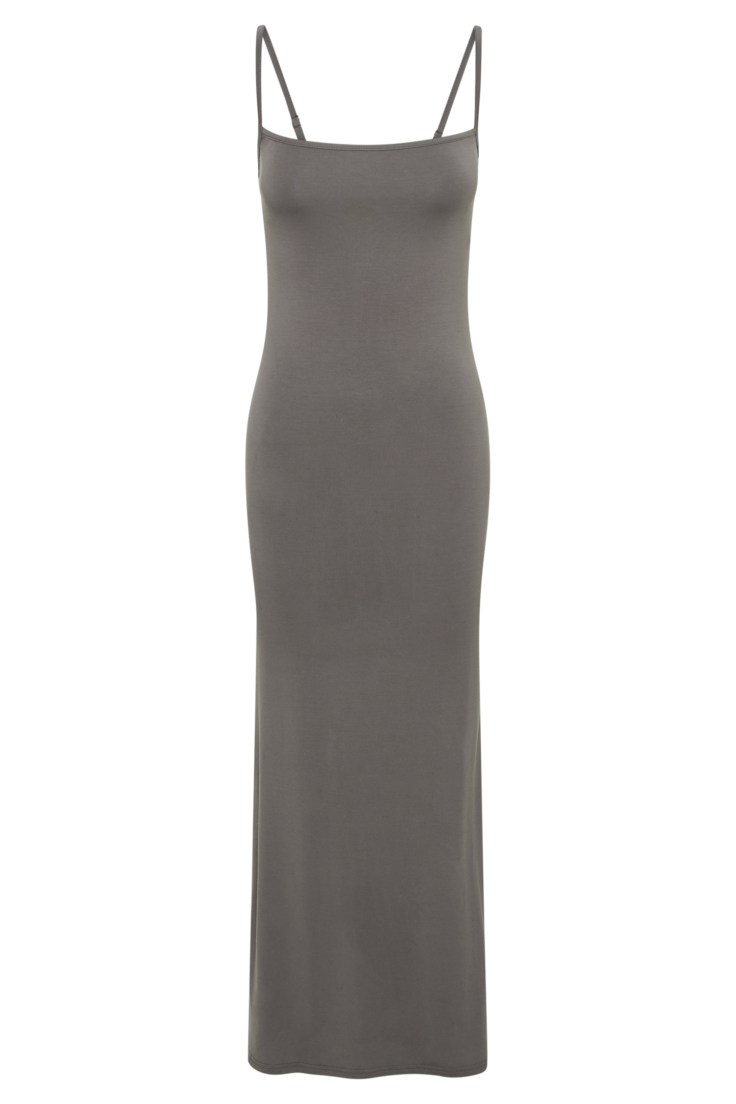 Cassie Modal Fishtail Maxi Dress - Slate Grey