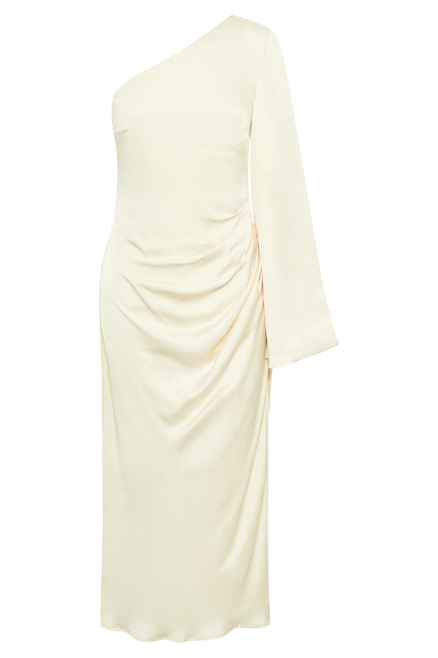 Nyomi One Shoulder Maxi Dress - Ivory