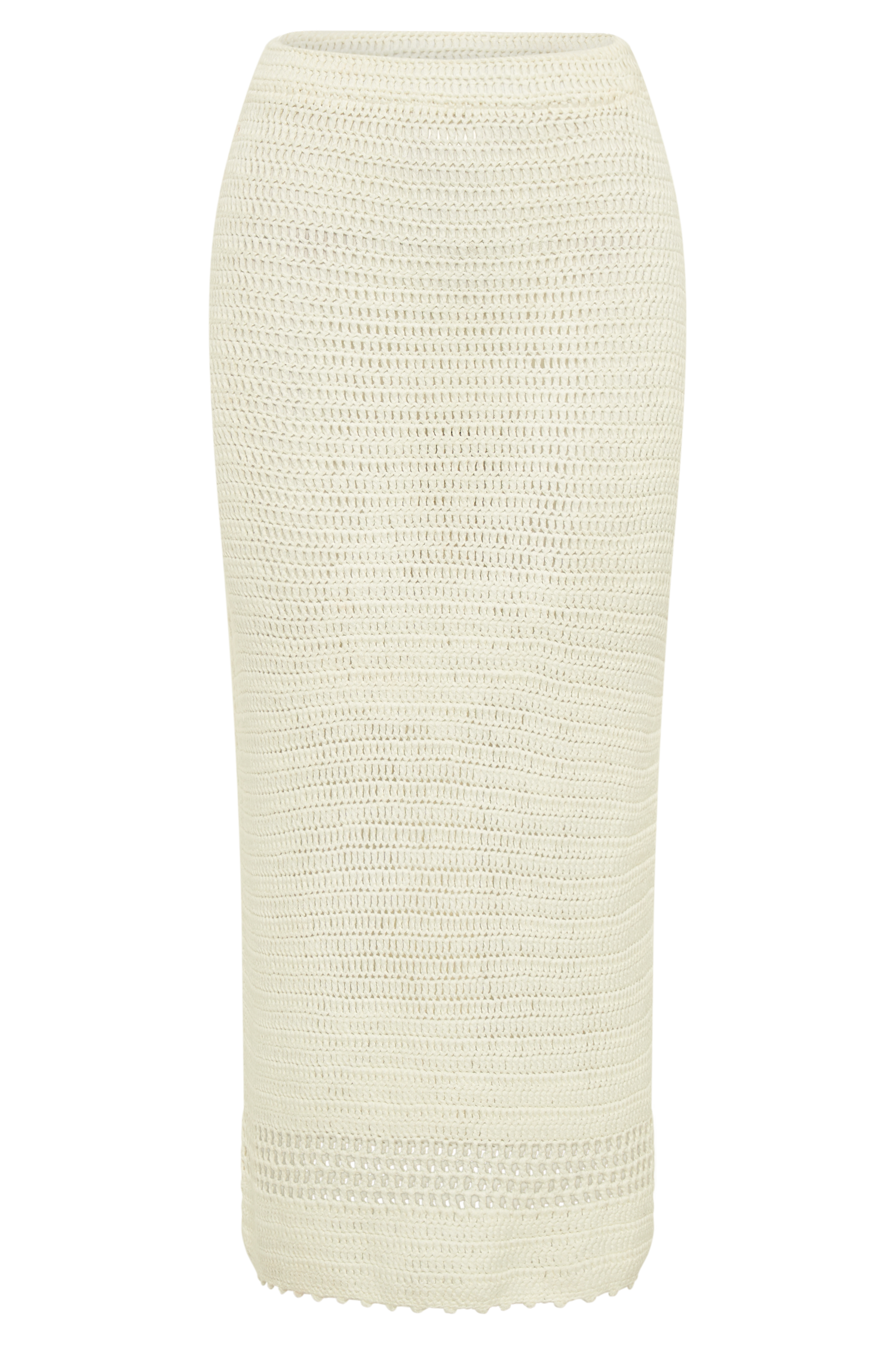Paris Crochet Midi Skirt - Ivory #8
