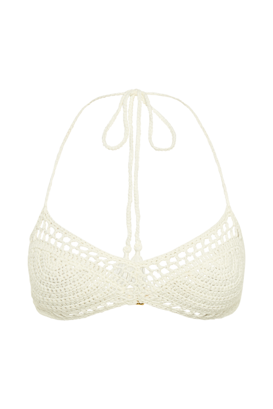 Paris Crochet Bralette - Ivory