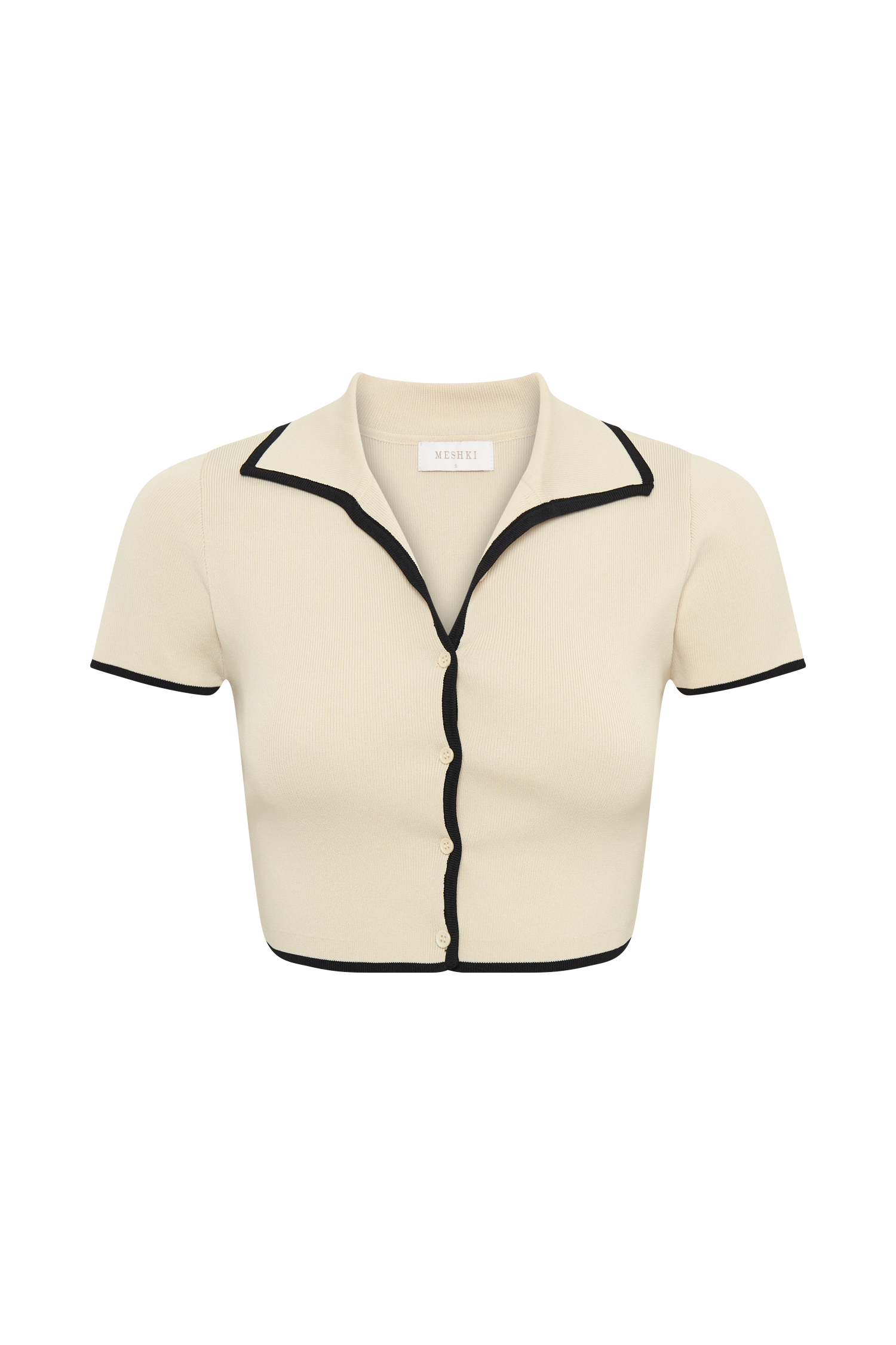 Klara Knit Cardigan - Black/Cream #10