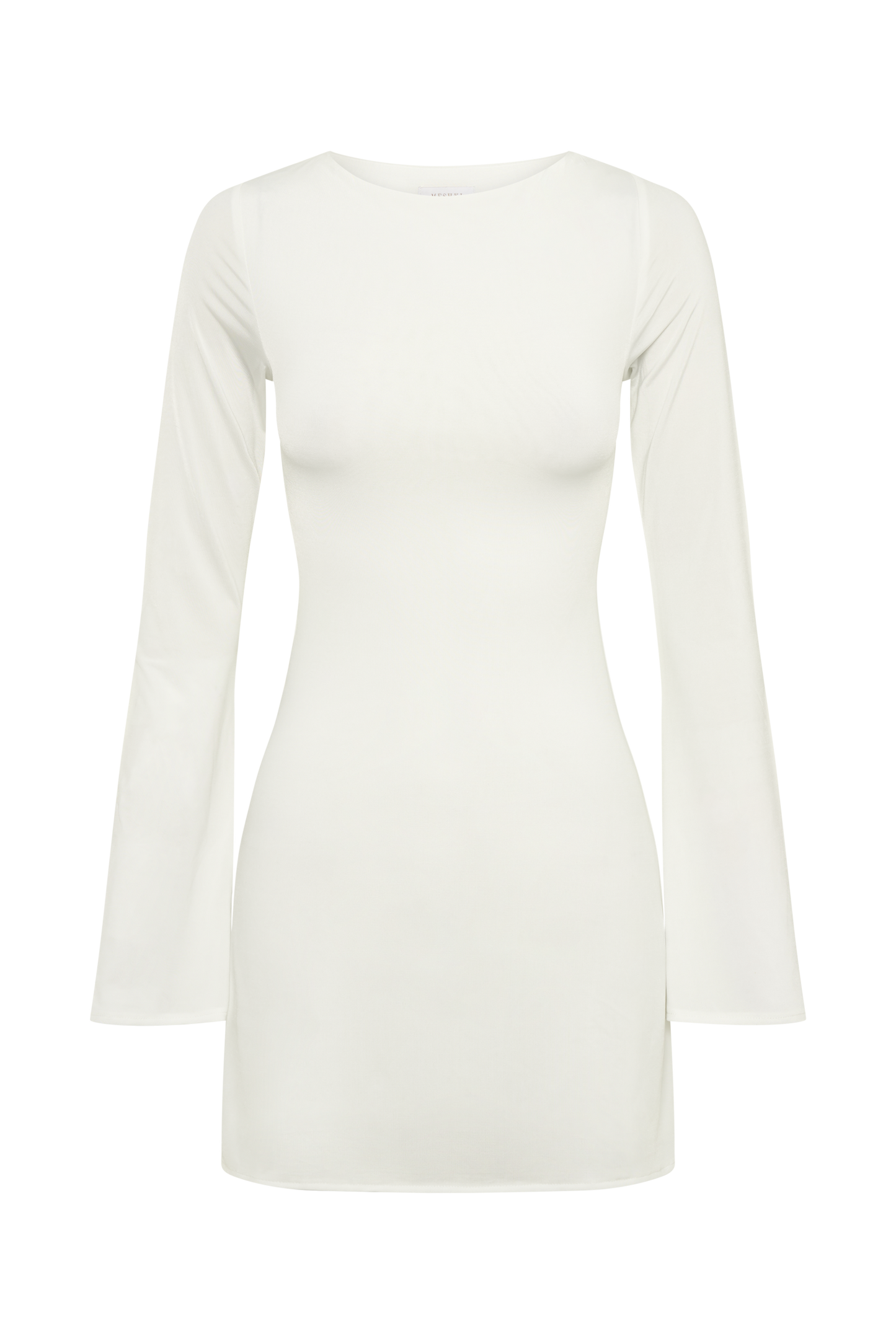 Tarna Slinky A-Line Mini Dress - White