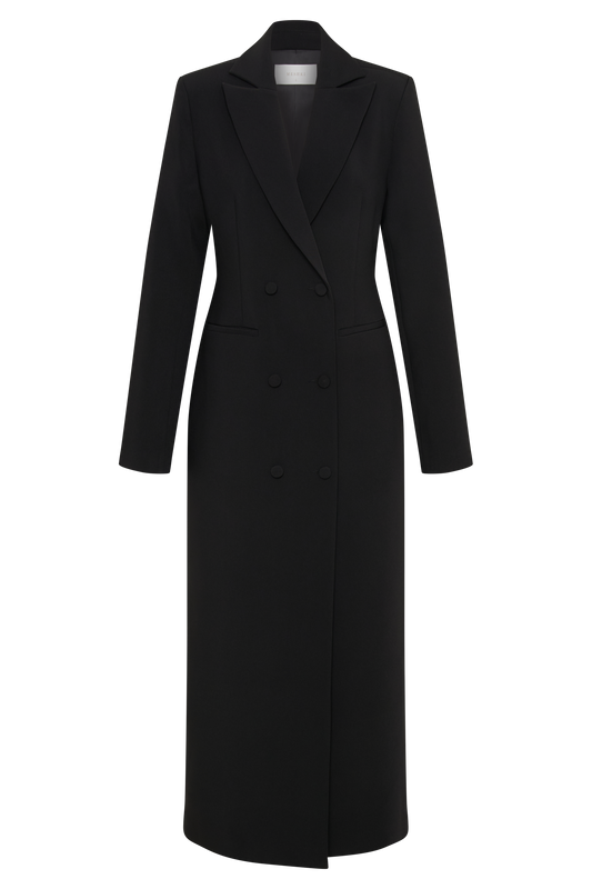 Carver Suiting Coat - Black