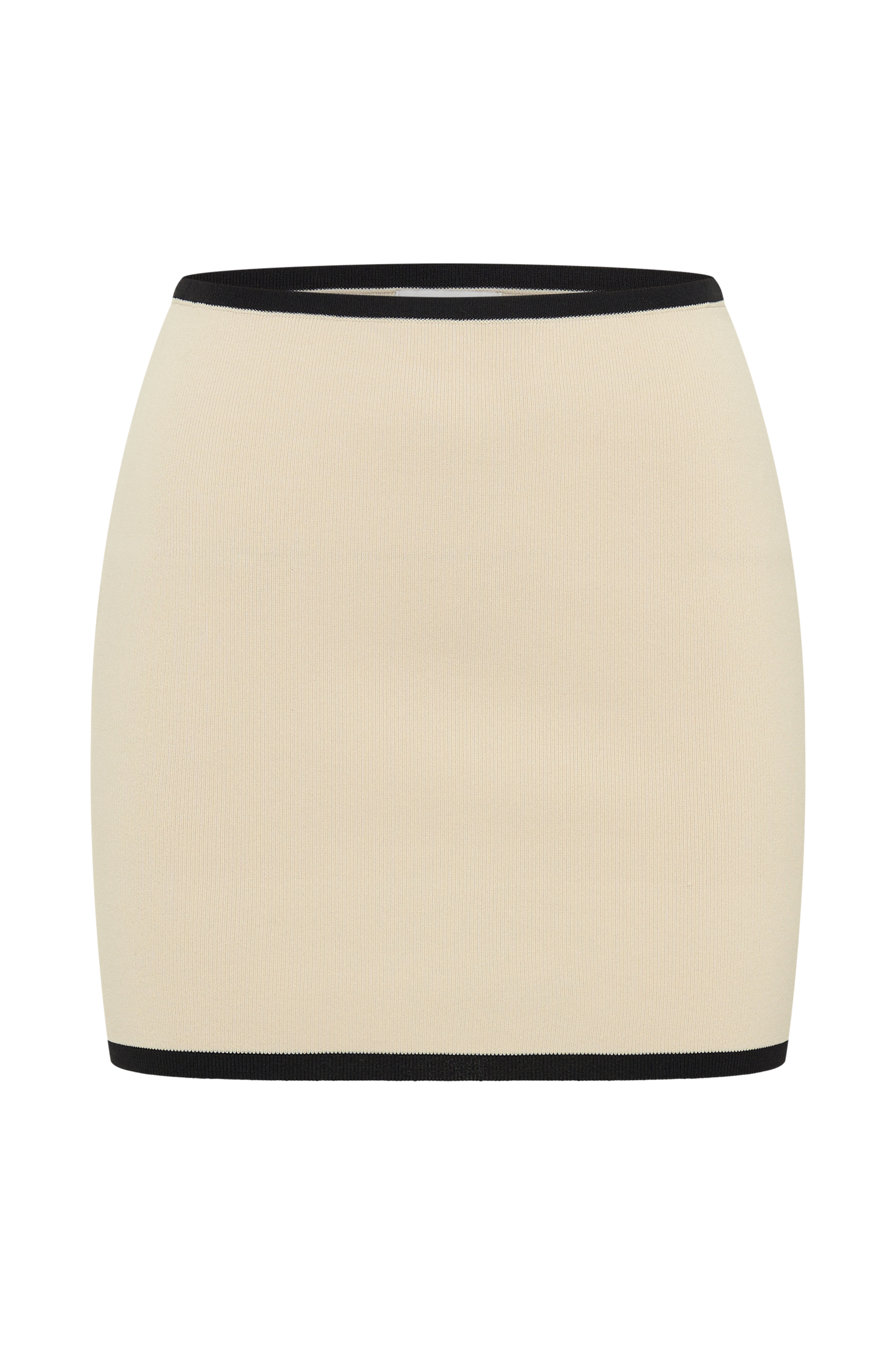 Klara Knit Mini Skirt - Black/Cream