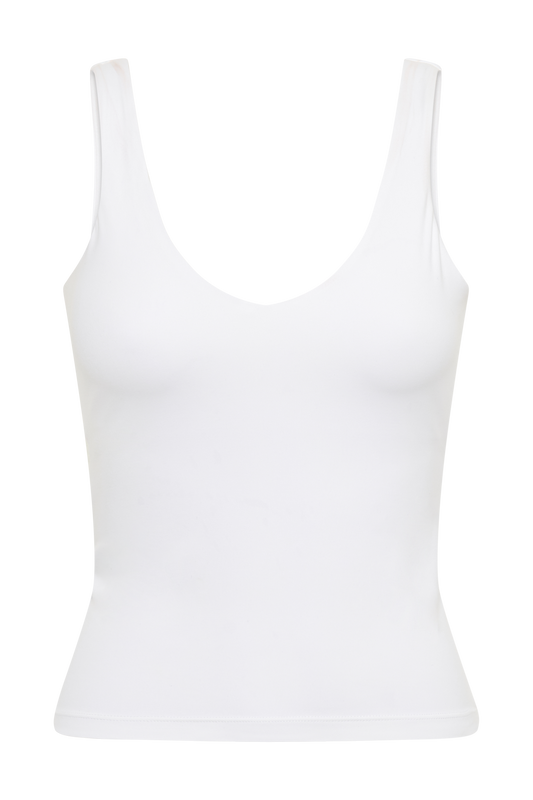 Nadine Yoga Top - White