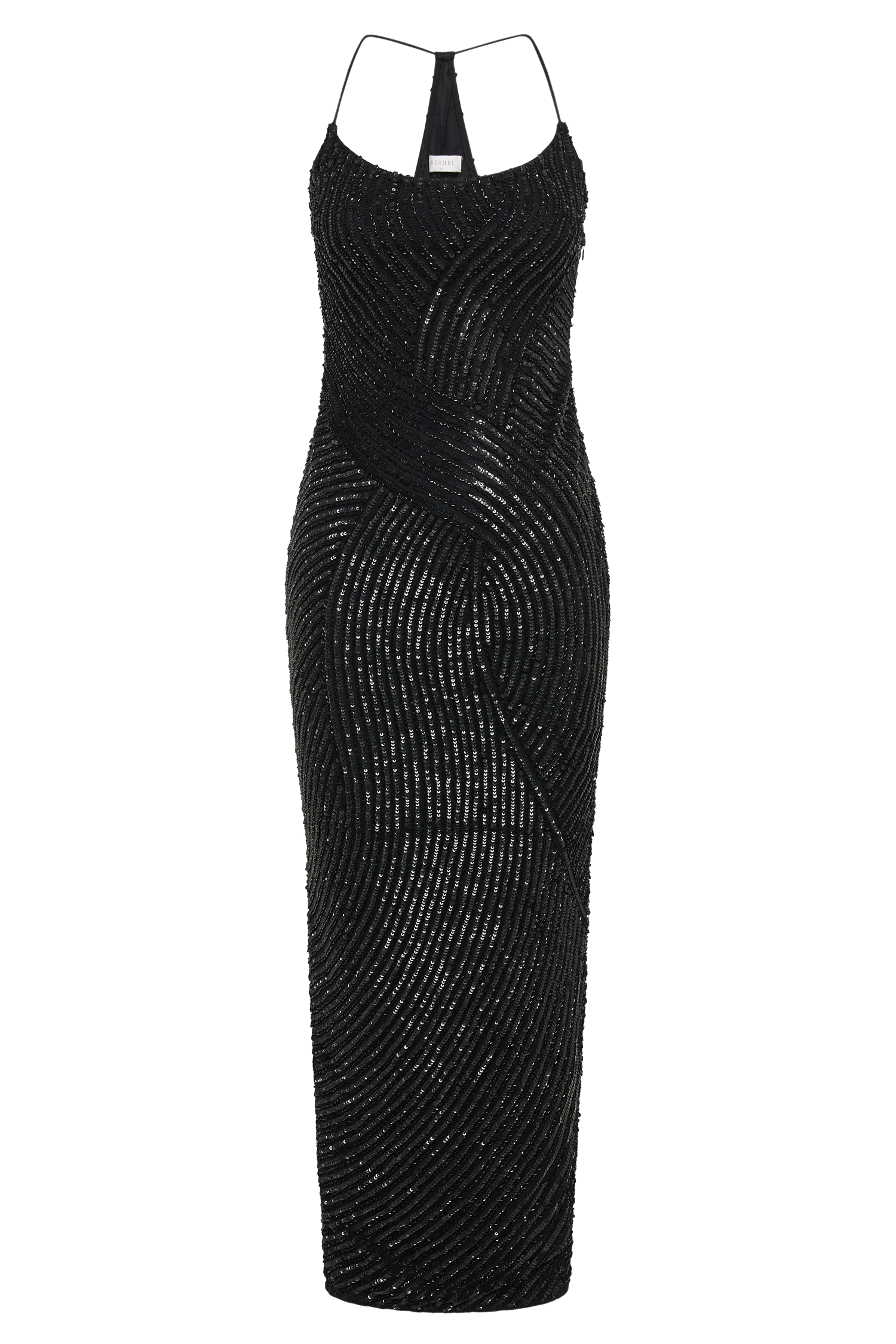 Tierra Sequin Maxi Dress - Black #11