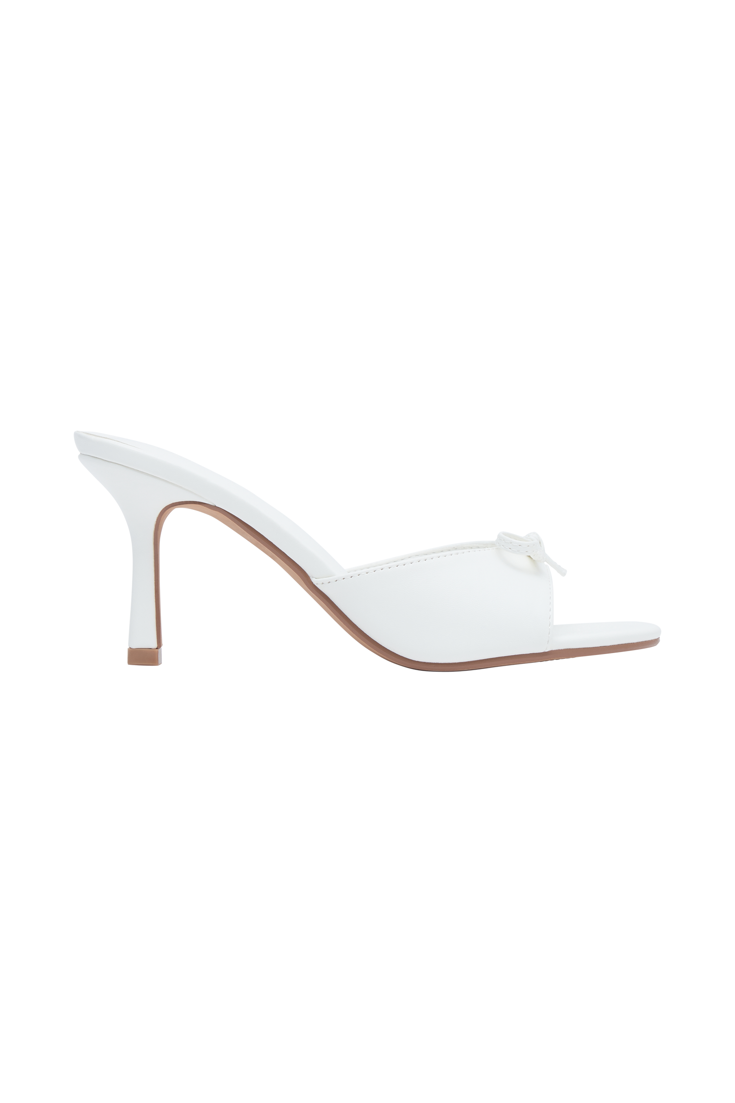 Sylvia Mule With Bow - Ivory #6
