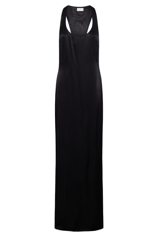 Jacquelyn Racerback Maxi Dress - Black