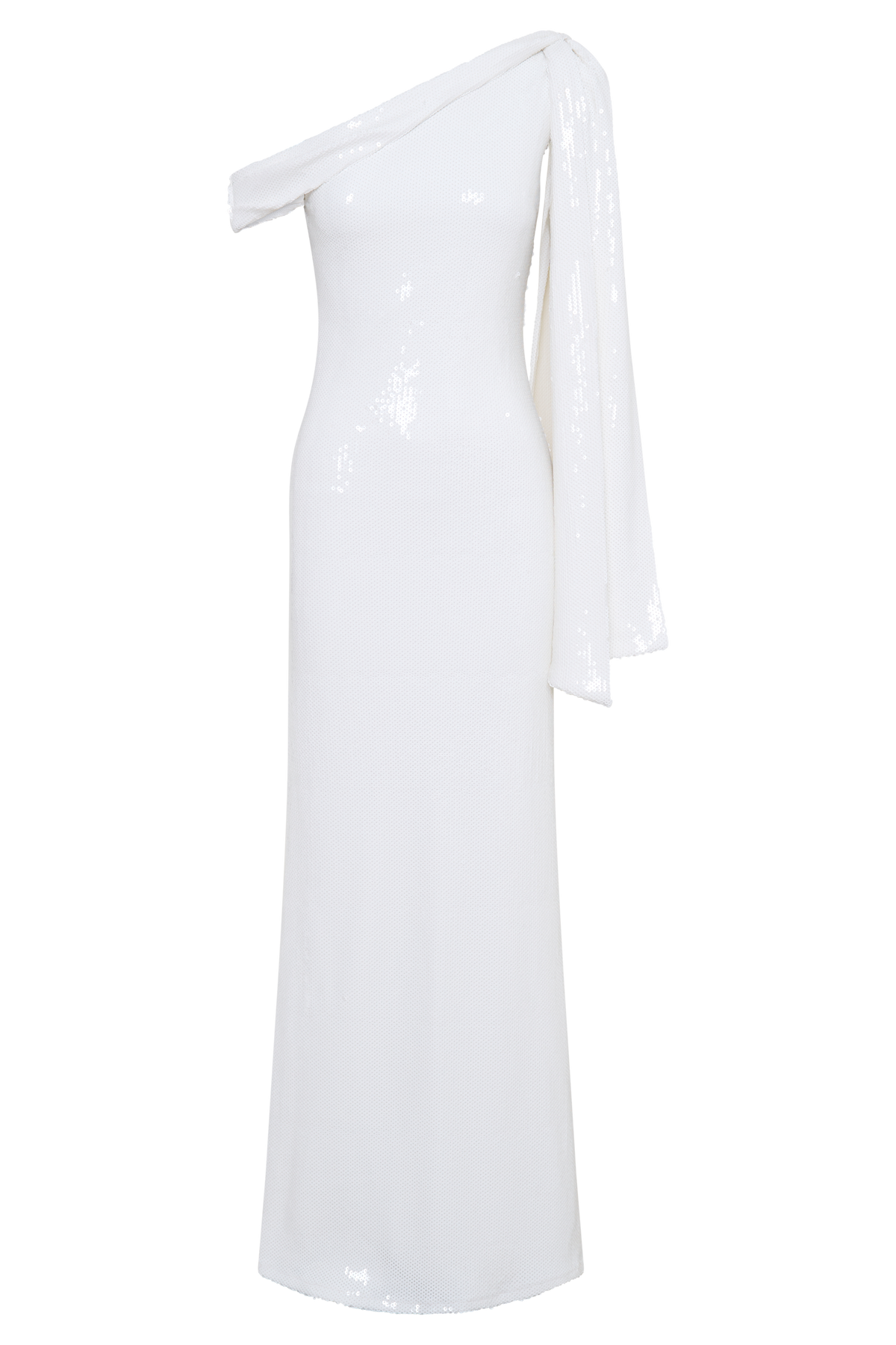 Catarina Sequin Maxi Dress - White #7