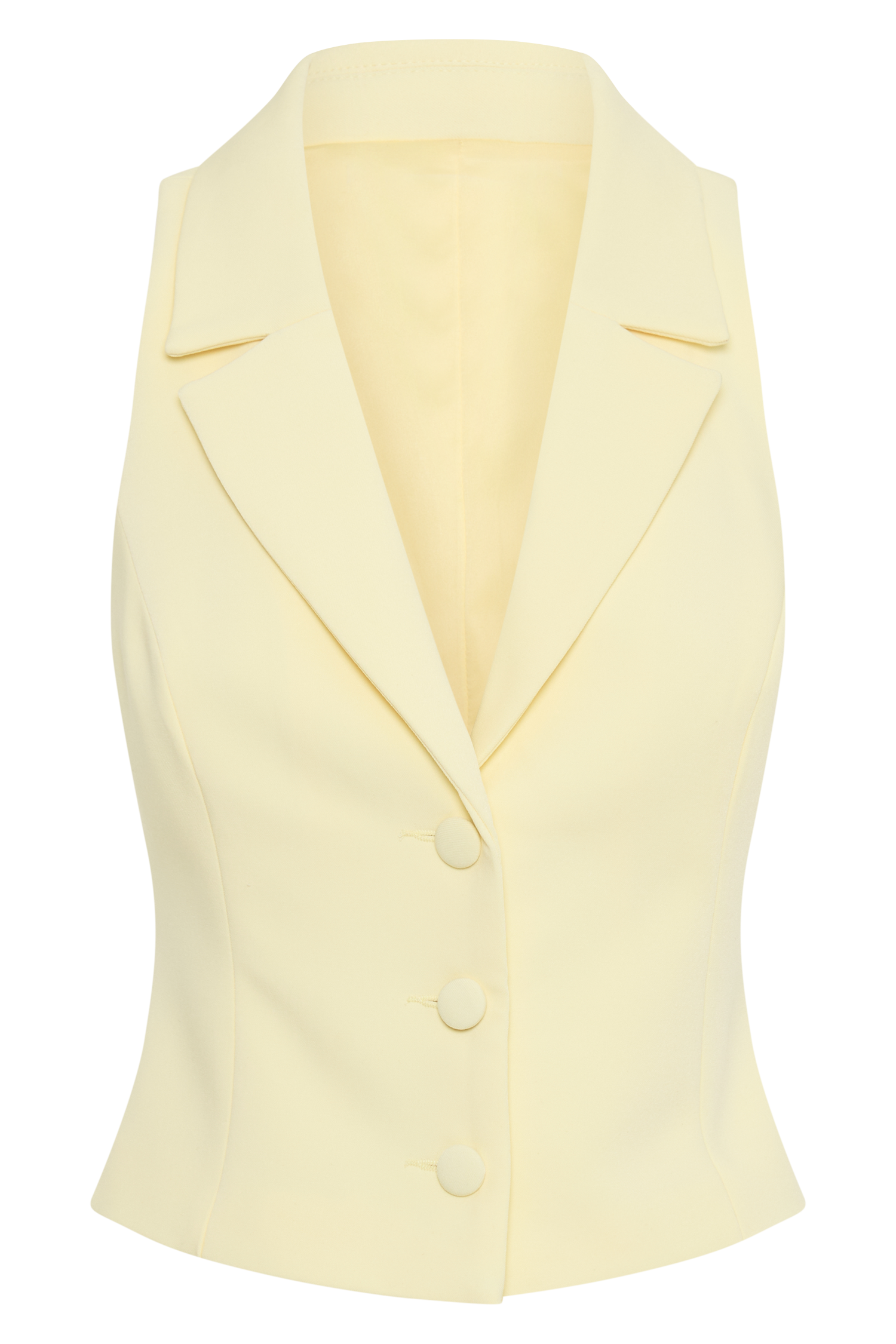 Mura Suiting Vest - Lemon #13