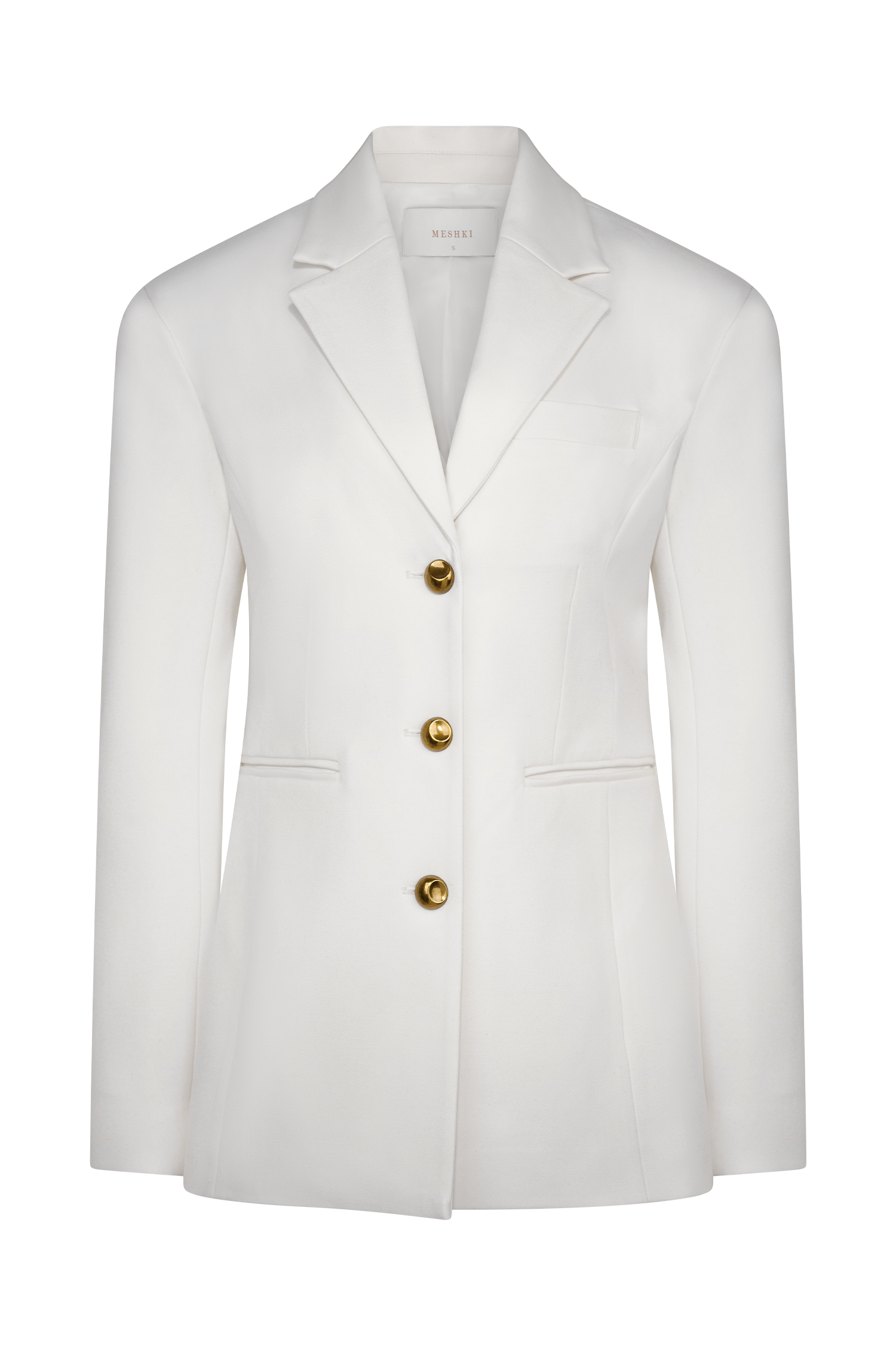 Bellamy Cinched Blazer - Ivory #12
