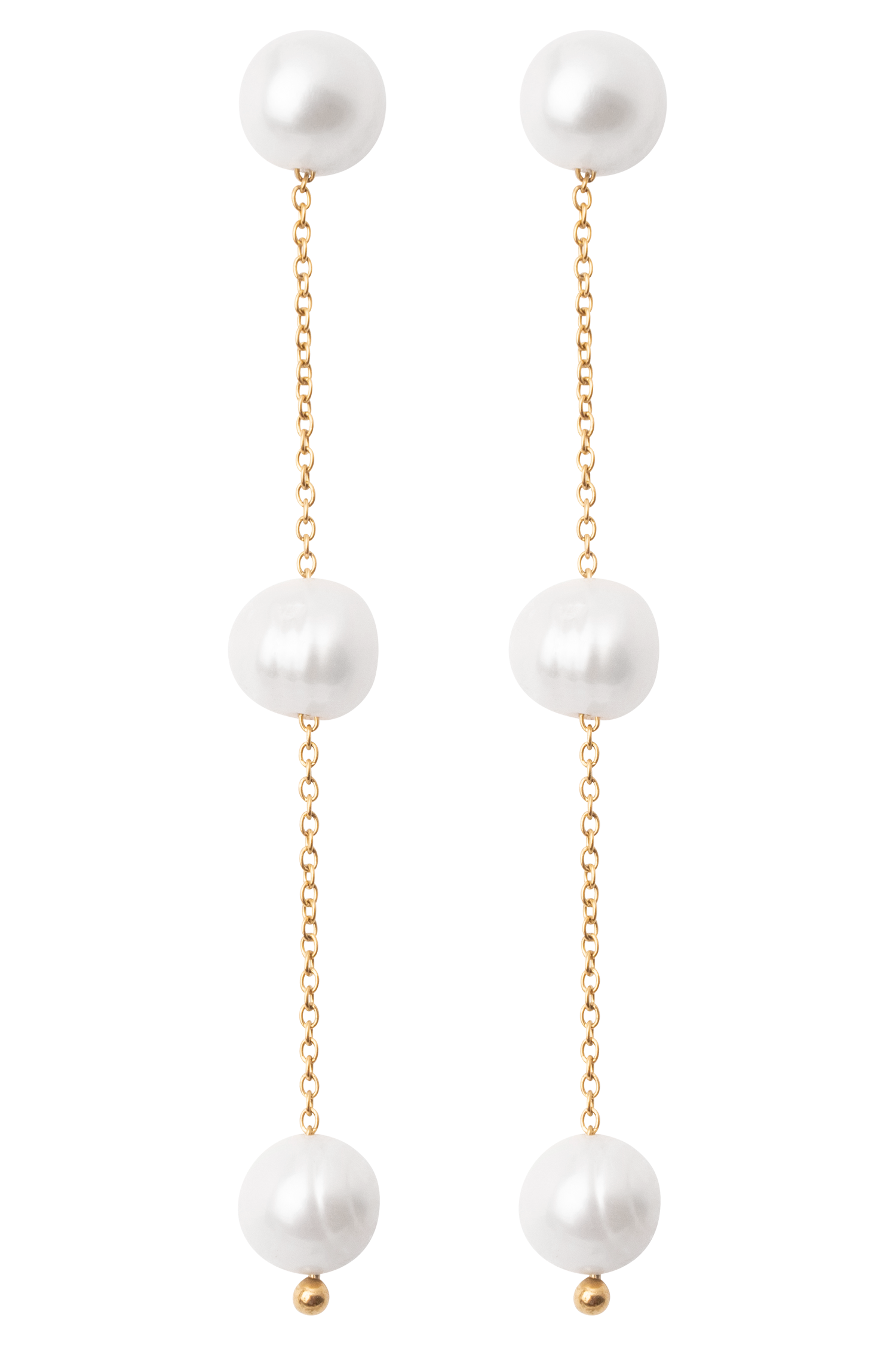 Bodhi Freshwater Pearl Drop Earrings - Pearl #4