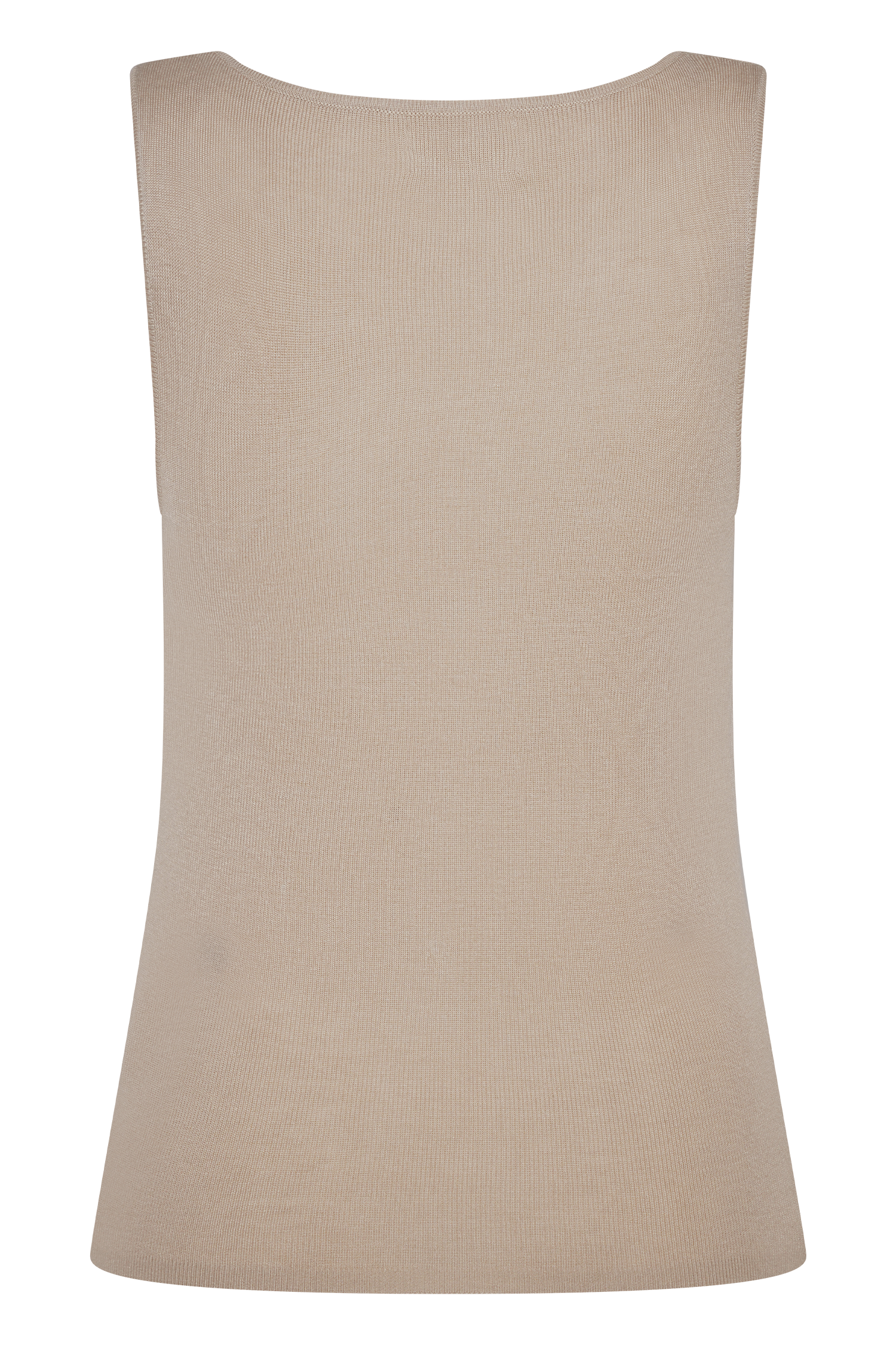 Brenda Draped Front Knit Top - Stone #8