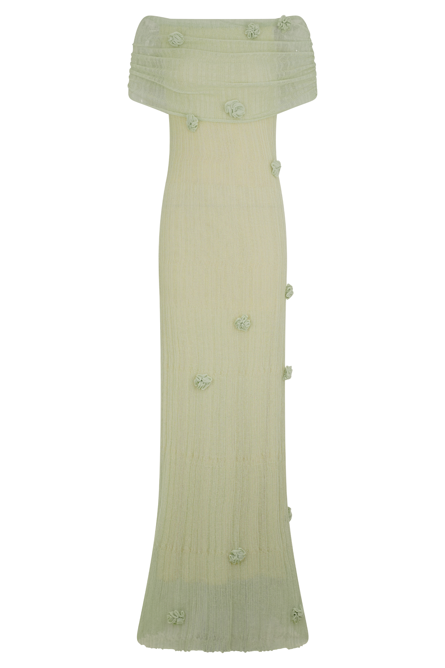 Brynn Orchid Knit Maxi Dress - Pastel Green | MESHKI UK Brynn Orchid Knit Maxi Dress - Pastel Green | MESHKI UK