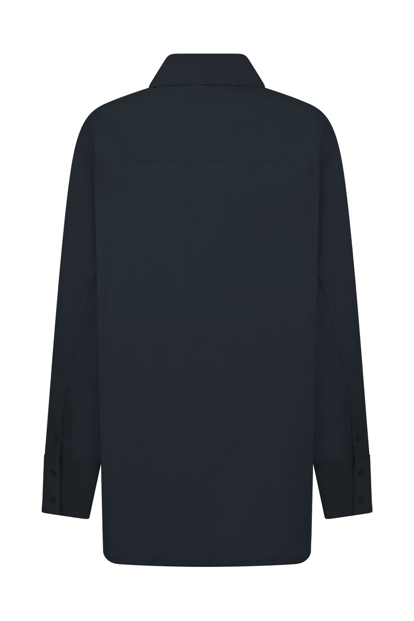 Campbell Cotton Oversized Shirt - Navy