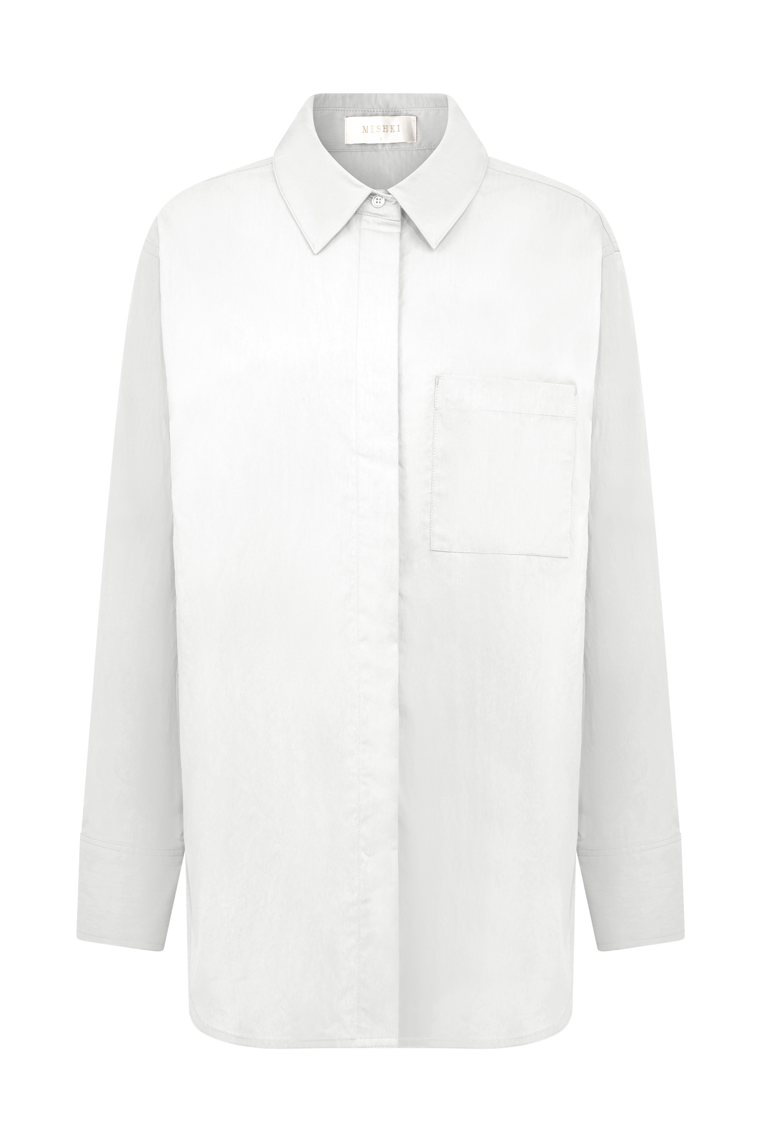 Campbell Cotton Oversized Shirt - White #9