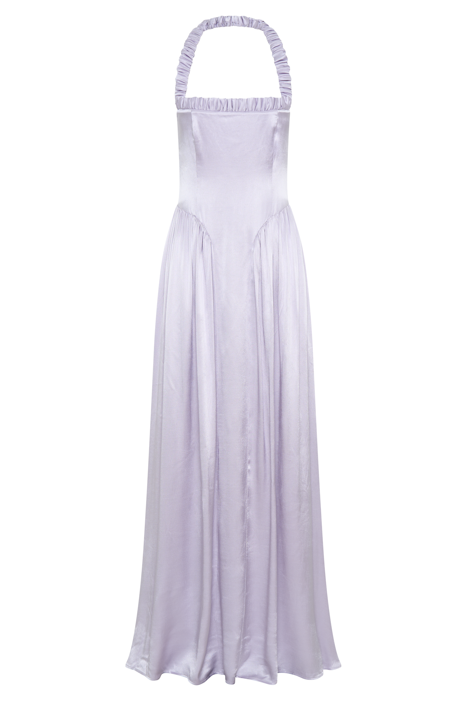 Coco Dropped Waist Maxi Dress - Lilac #7