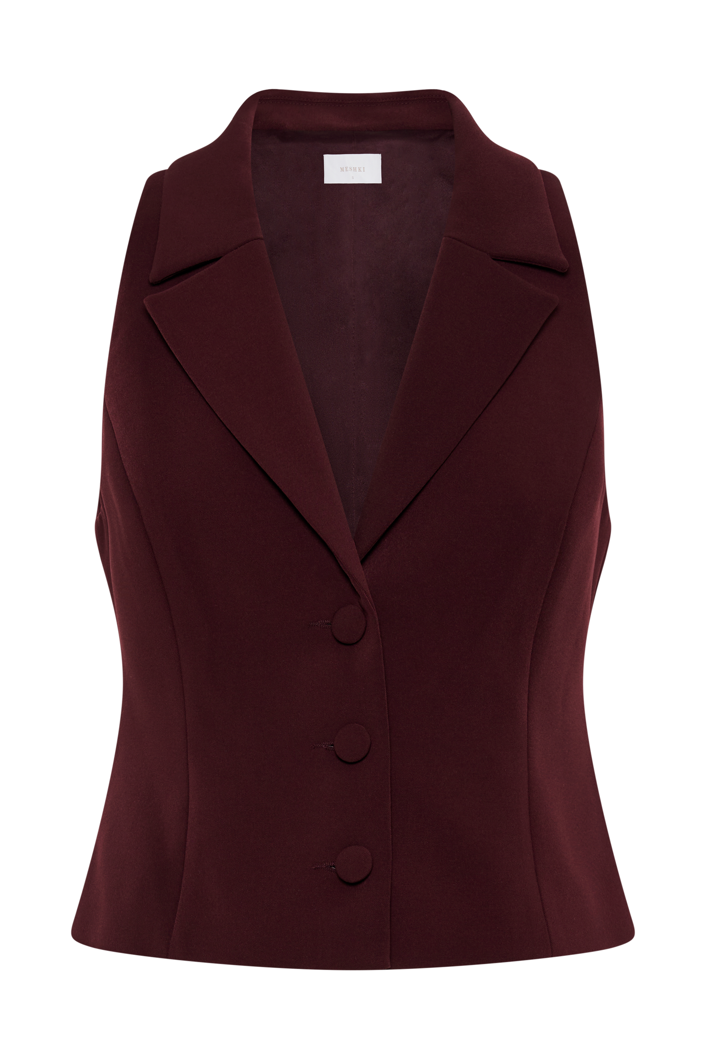 Mura Suiting Vest - Plum