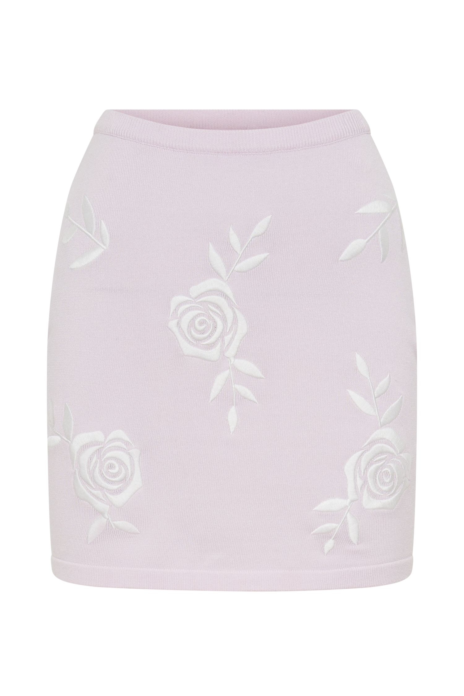 Tallulah Rose Knit Mini Skirt - Fairy Floss Pink #10