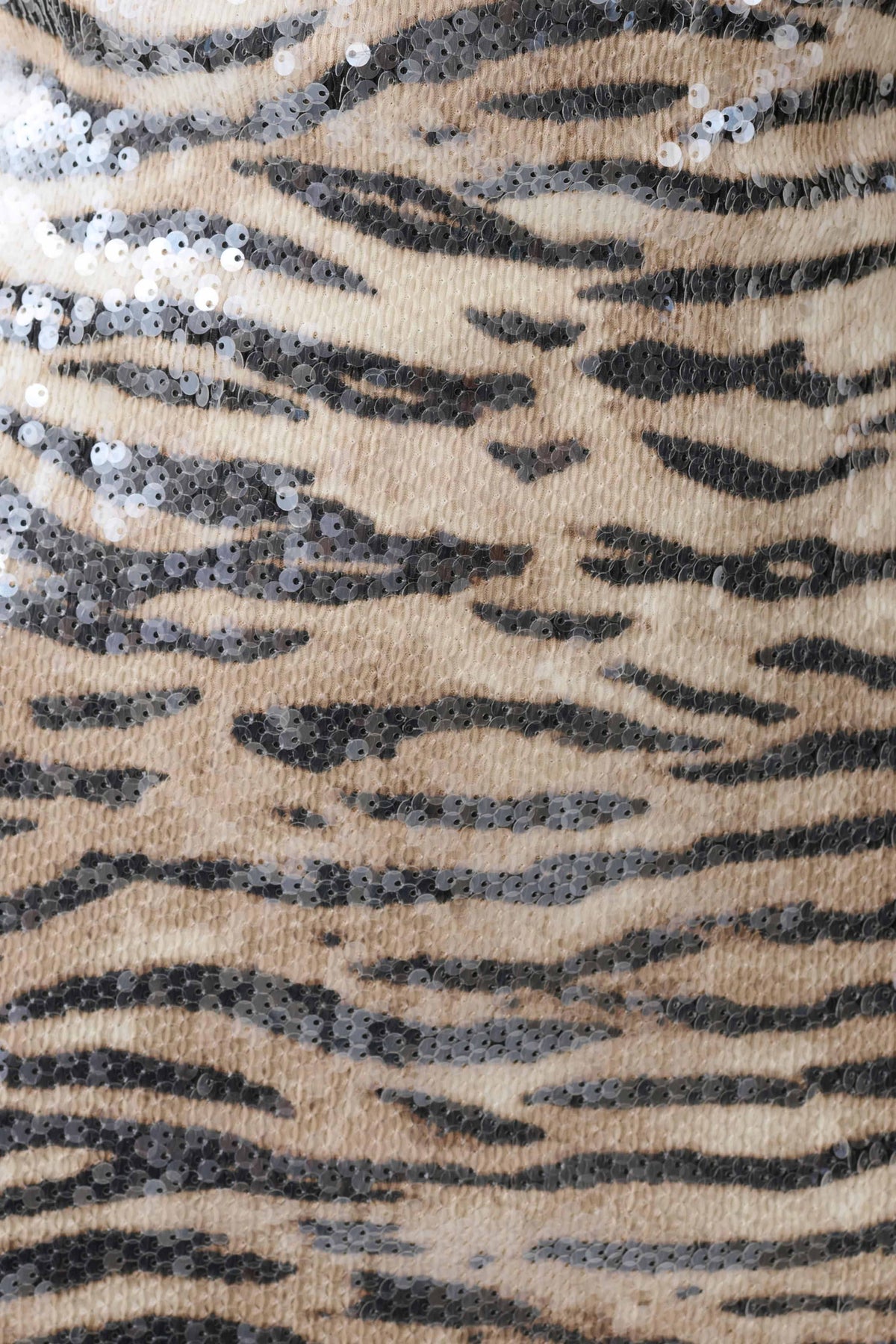 Deborah Sequin Maxi Dress - Zebra Print #6