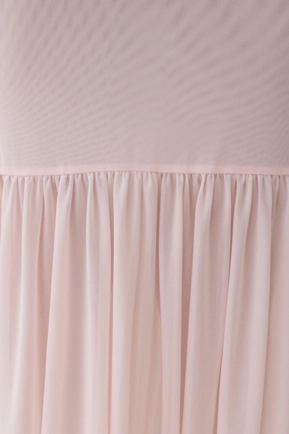 Milana Mesh Midi Off Shoulder Dress - Pale Pink