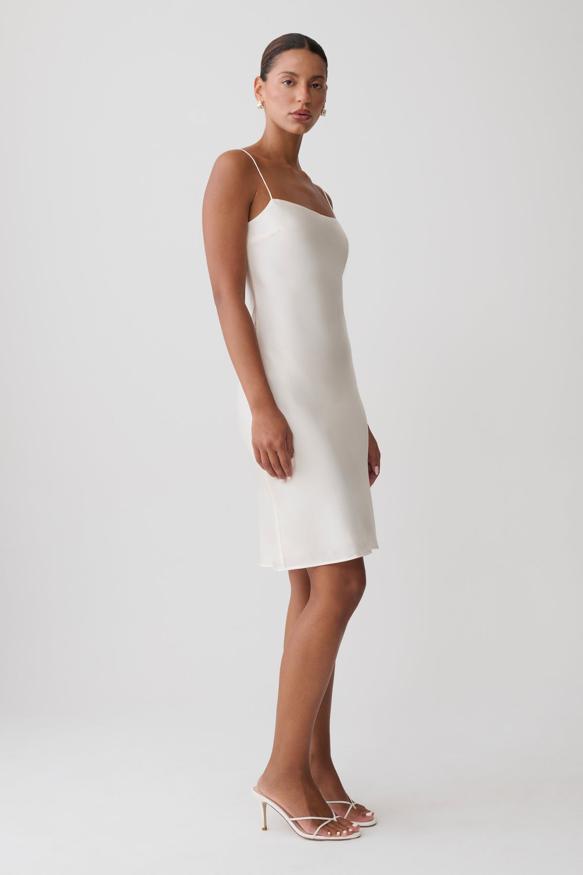 Cathal Silk Blend Midi Dress - Ivory #4