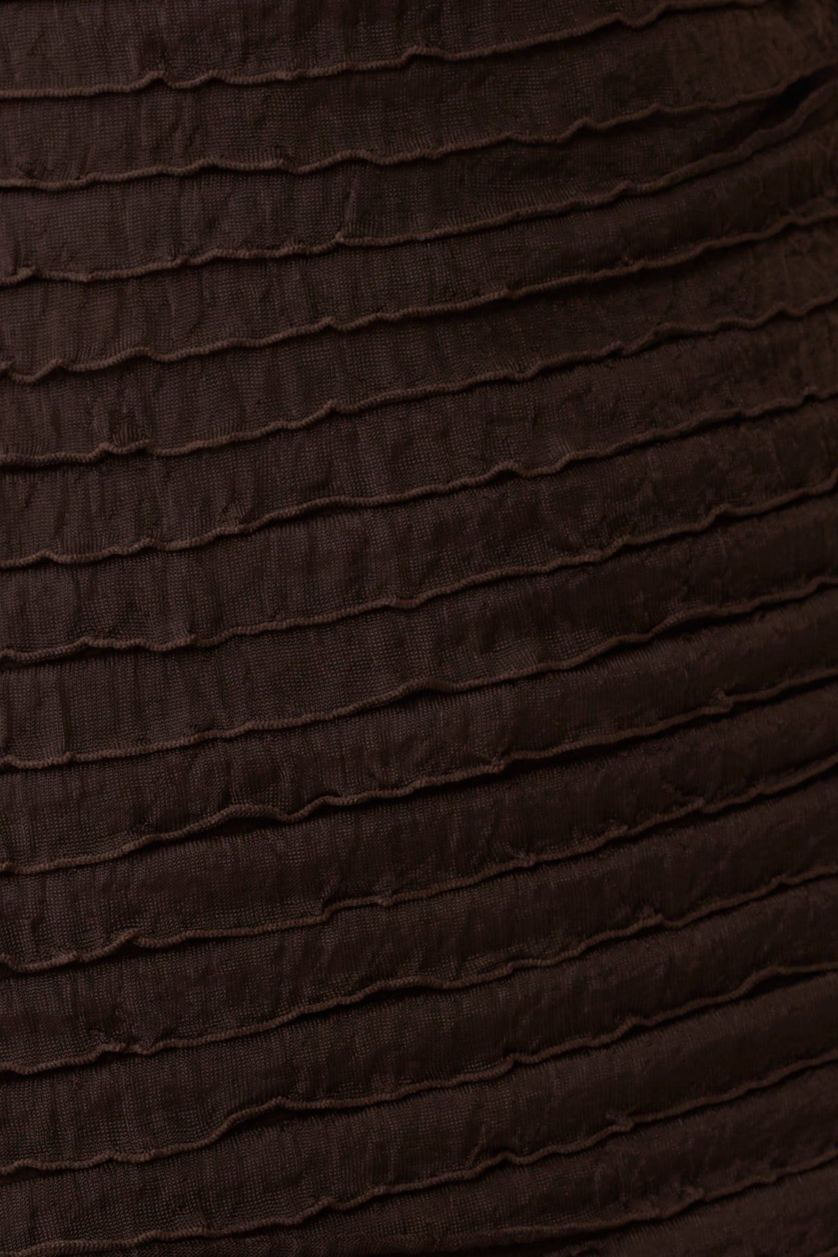 Nara Frilled Midi Dress - Chocolate #6
