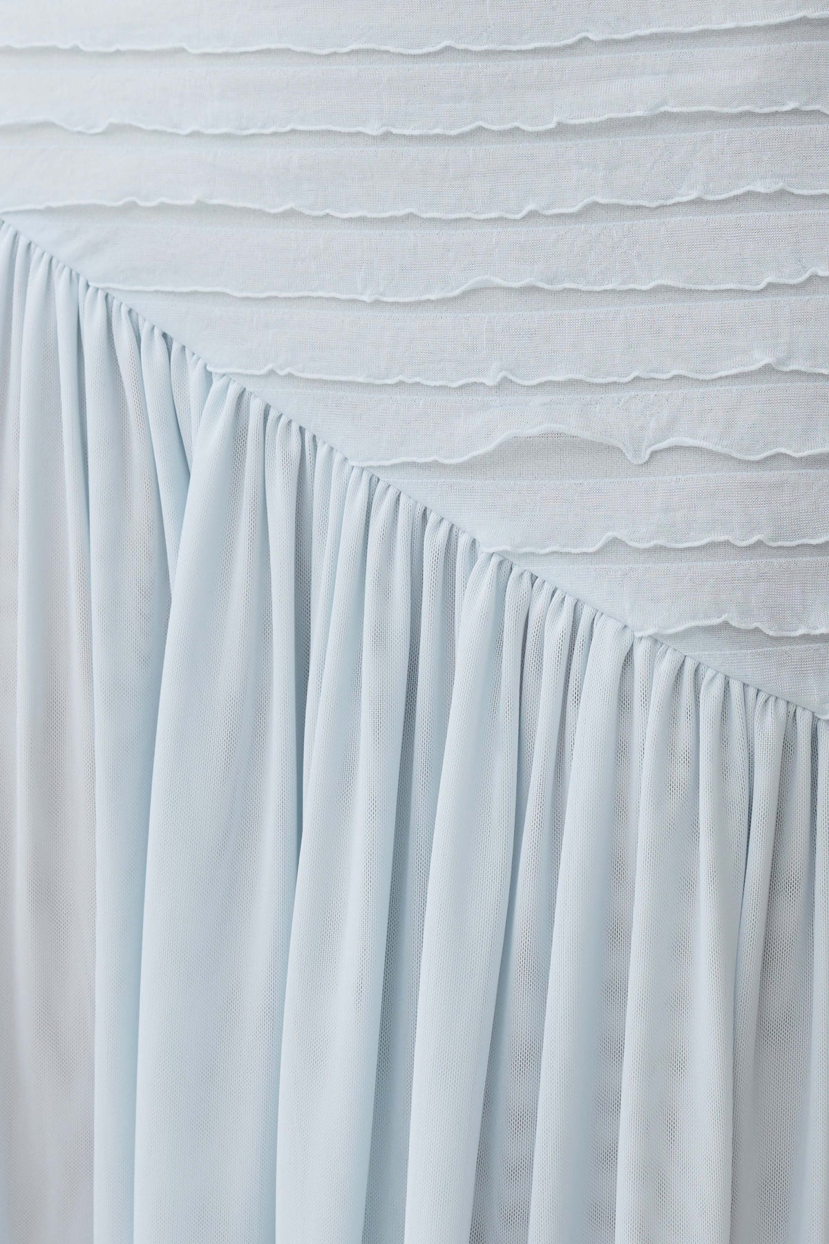 Ciara Frilled Bodice Maxi Dress - Sky Blue #6
