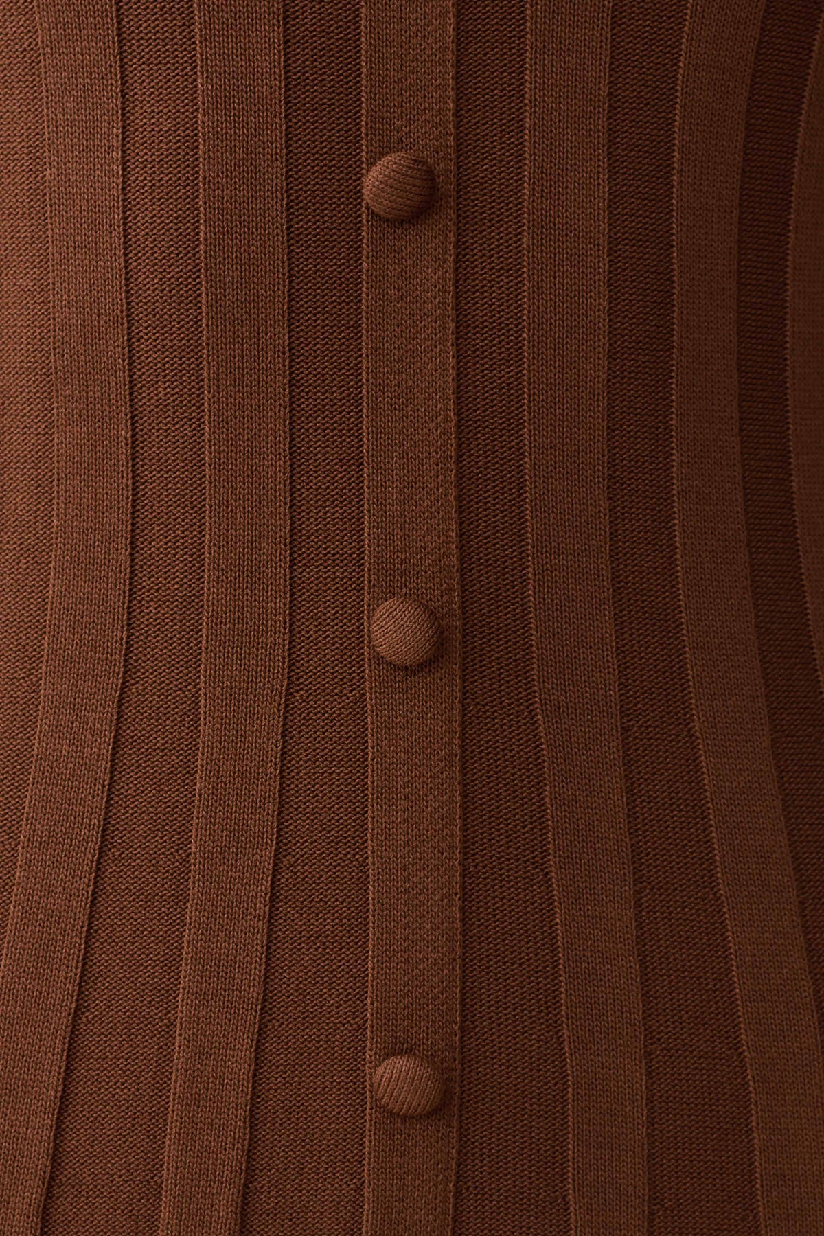 Maddie Long Sleeve Knit Midi Dress - Mocha