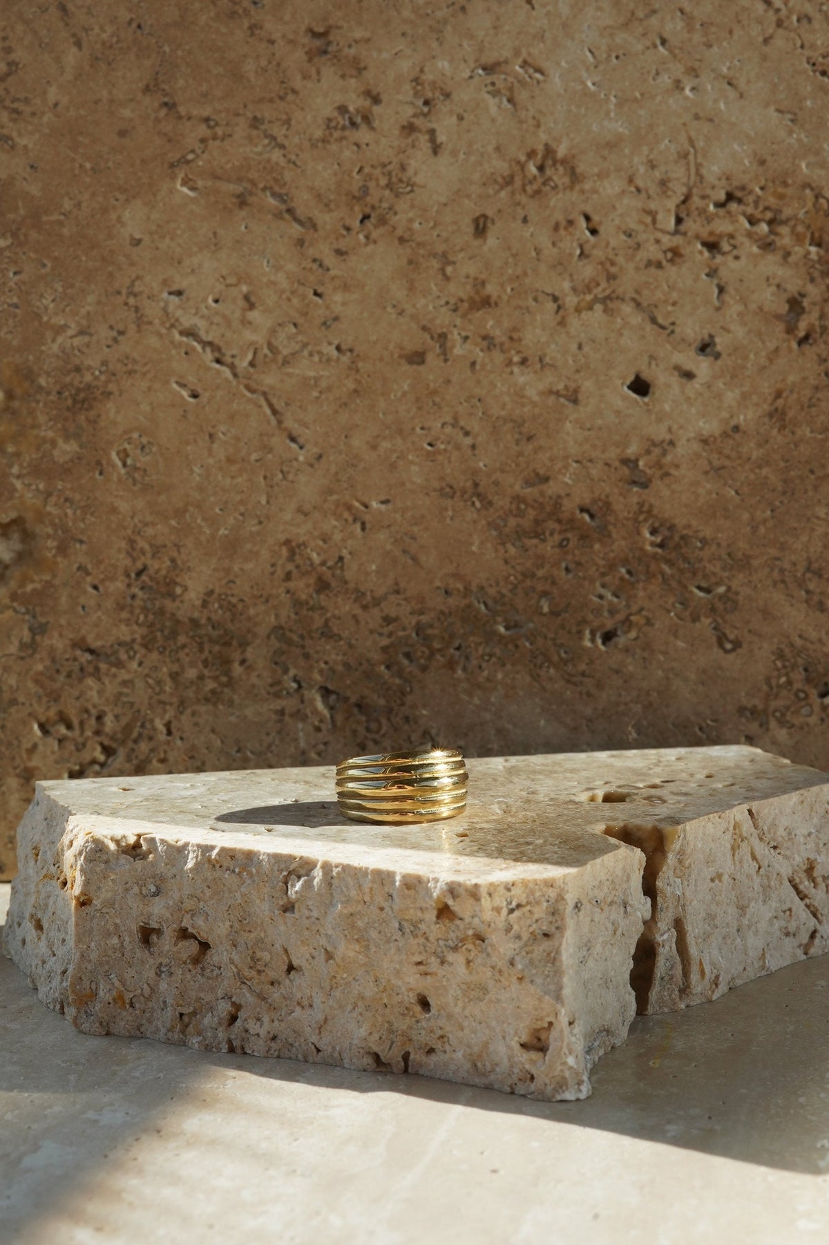 Minnie 14K Gold Plated Chunky Gold Plated Ring - Gold