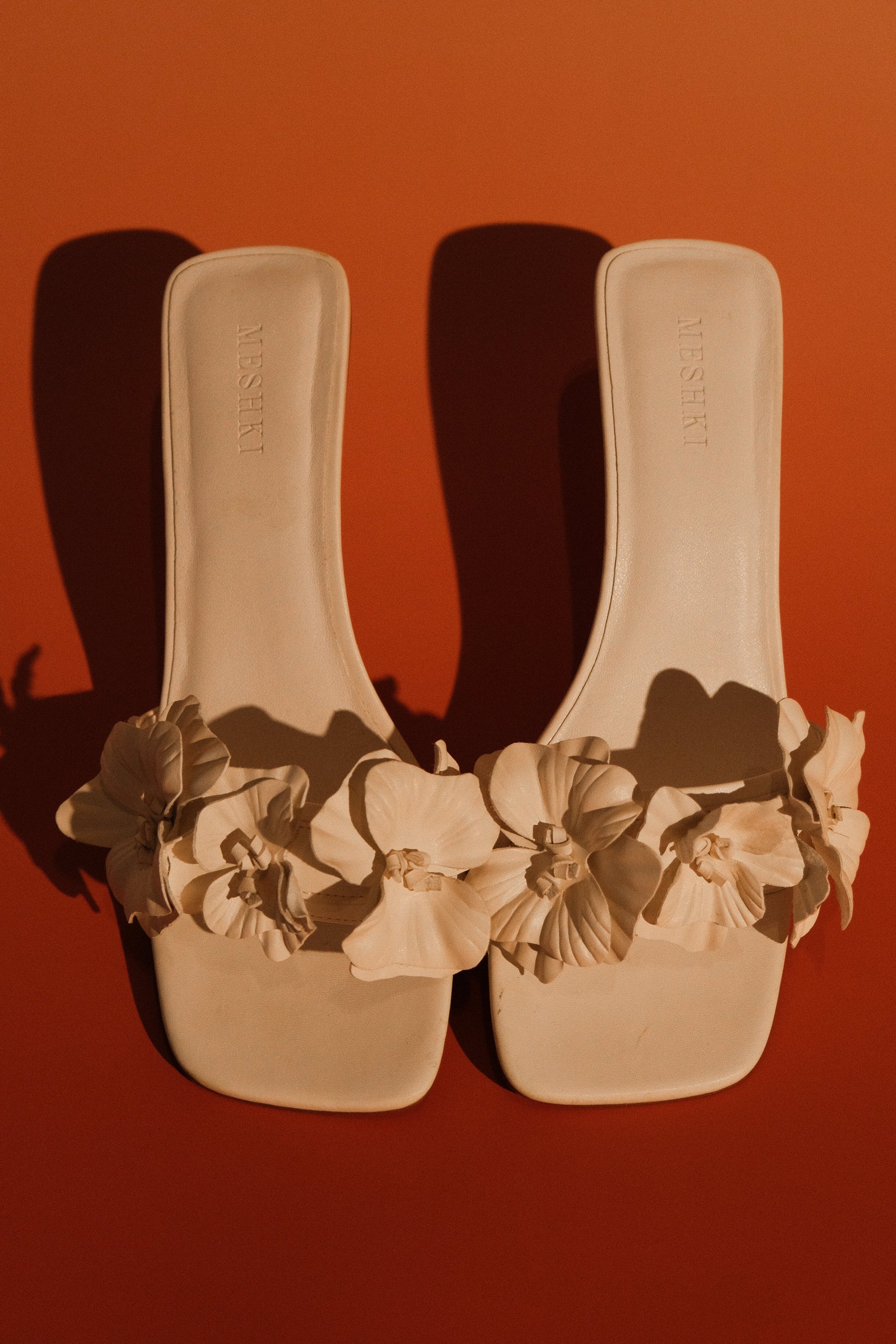 Melissa Floral Heels - Ivory #5