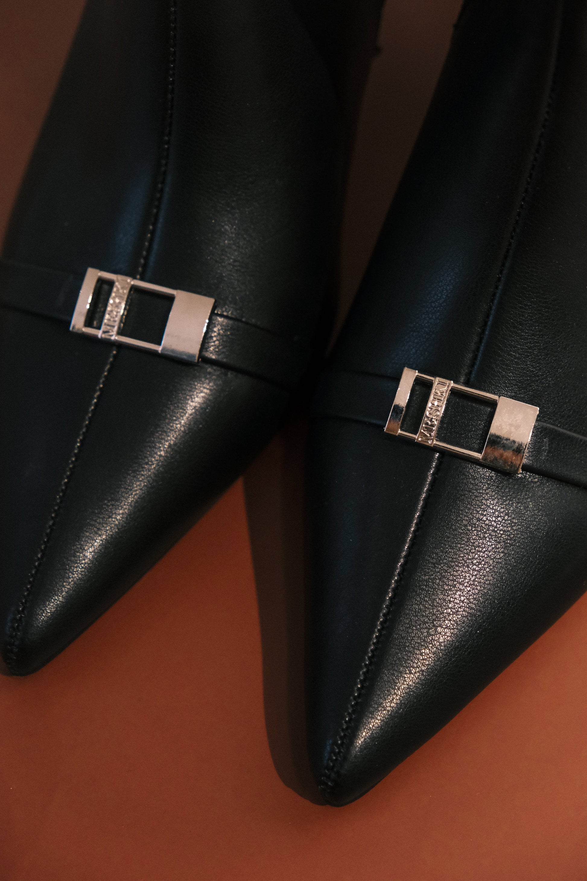 Astra Faux Leather Buckle Boot - Black #2