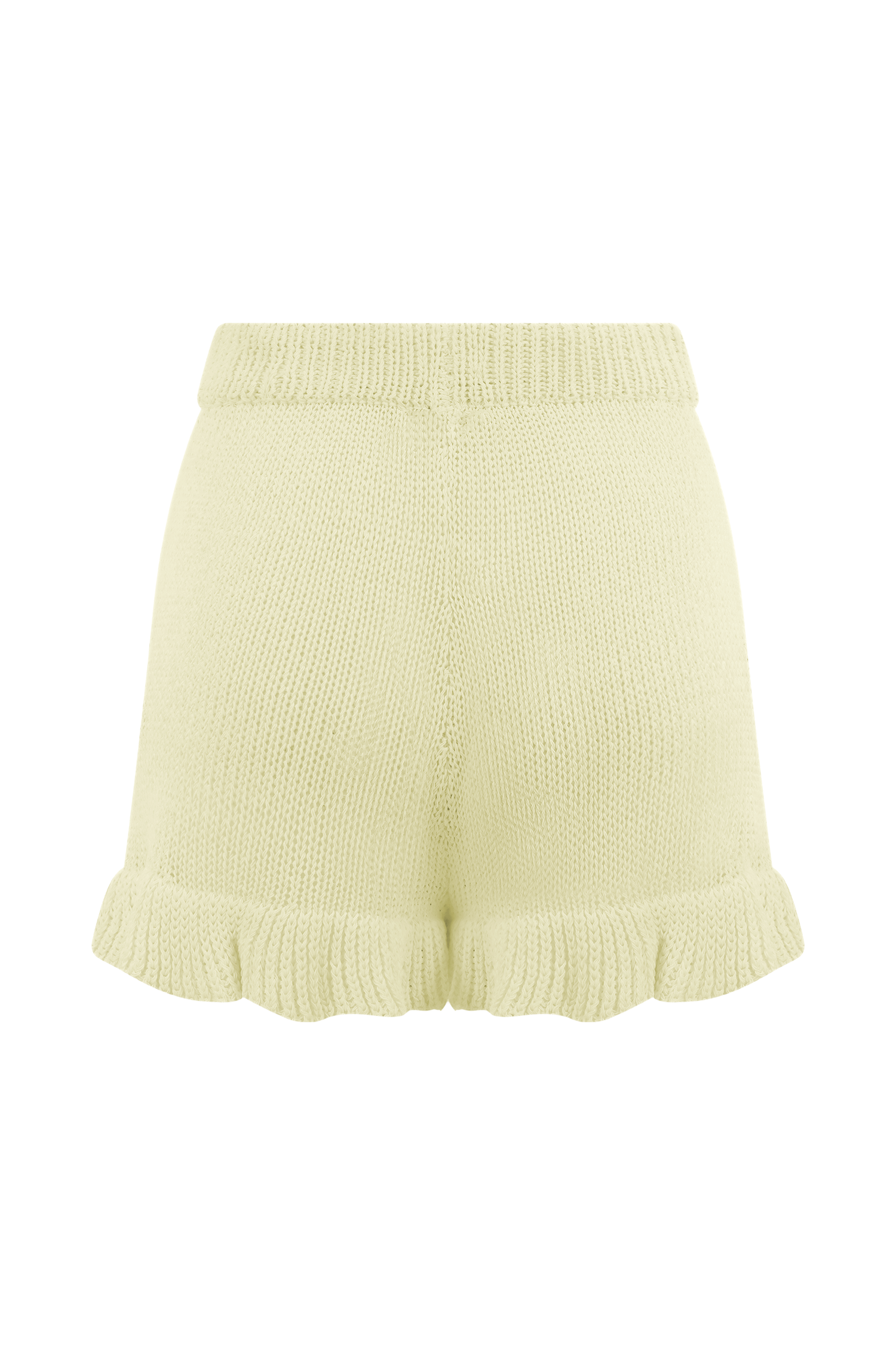 Eleanor Knit Frill Shorts - White #10
